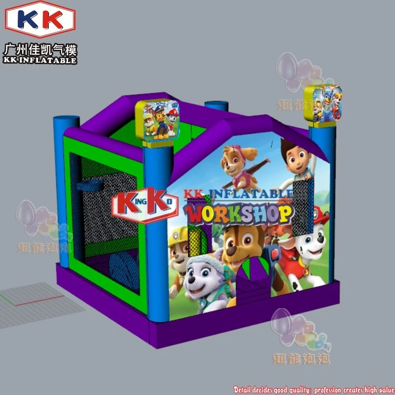 Customizable Paw Patrol Themed Inflatable Bounce House - Heavy-Duty Kids Play Equipment 1