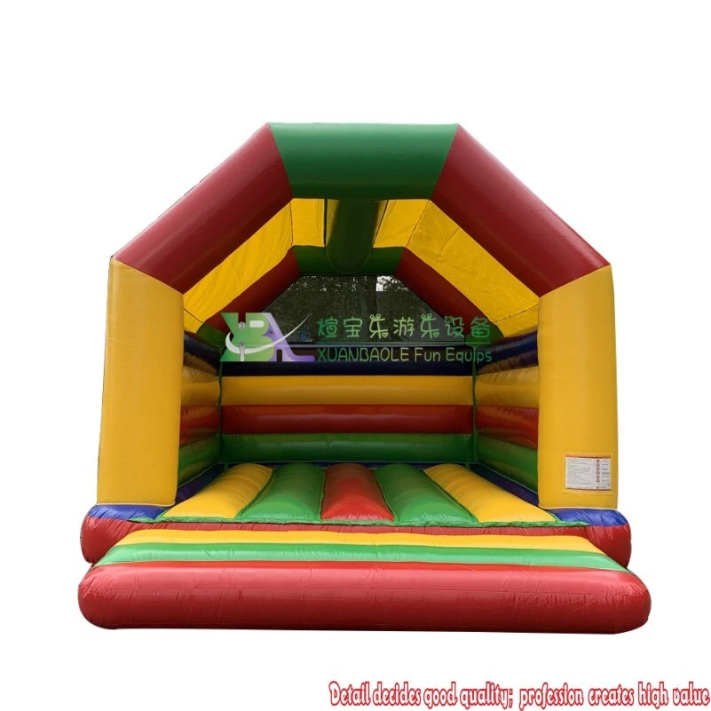 Bouncer Jump Super Rainbow with roof Inflatable Jump Castle 1