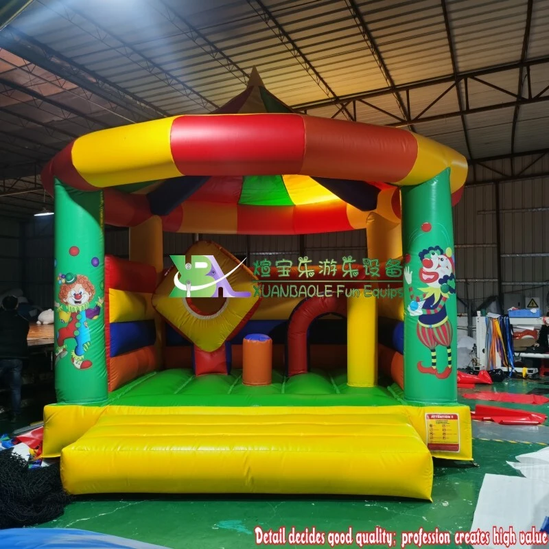 Carnival Clown Themed Inflatable Bouncer Castle – Indoor/Outdoor Kids Inflatable Bouncer 1