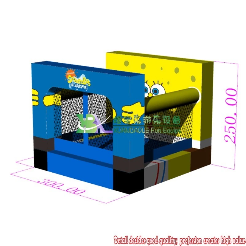 SpongeBob SquarePants Inflatable Bounce House - Commercial Kids Jumping Castle 1