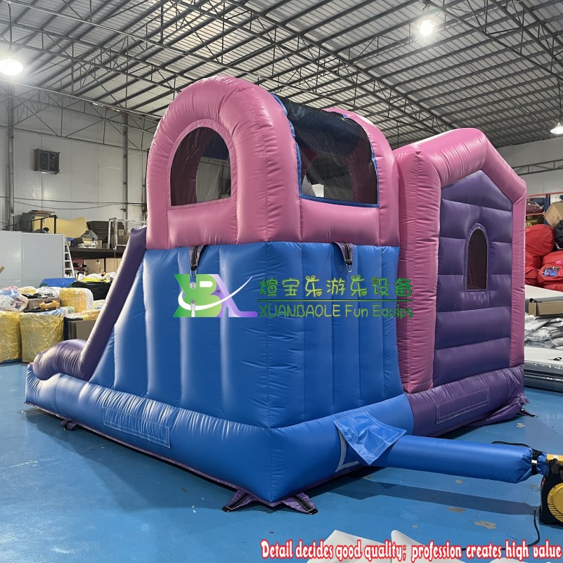 2025 Unicorn-Themed Mini Inflatable Bounce & Slide Combo – Kids’ Party Fun Castle 7