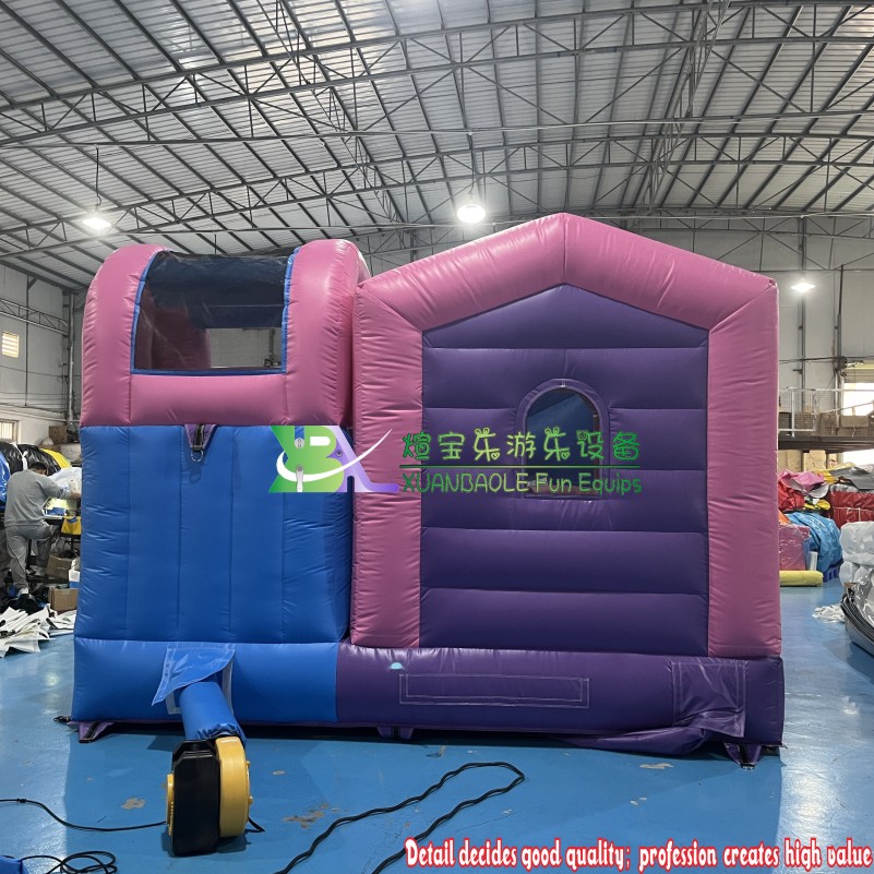 2025 Unicorn-Themed Mini Inflatable Bounce & Slide Combo – Kids’ Party Fun Castle 12