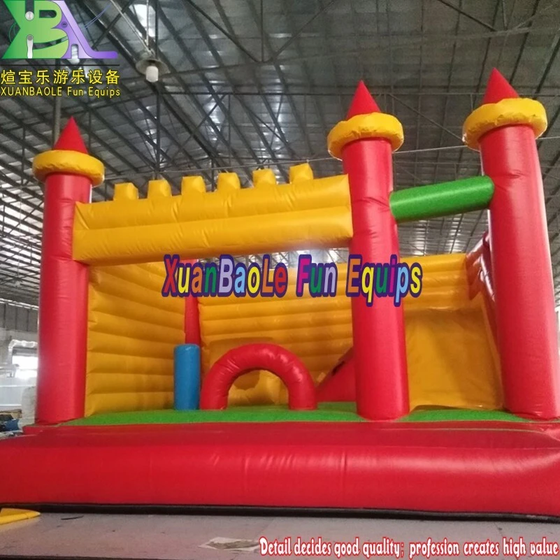 Commercial Inflatable Bouncy Castle Combo with Slide, Small Size for Rent / Hire 1