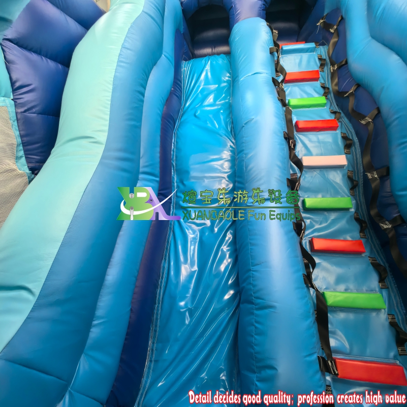 ‌Submarine & Sea Creature Themed Inflatable Play Park with Multi-Slides Commercial Grade Ocean Slide Combo Amusement Equipment 9