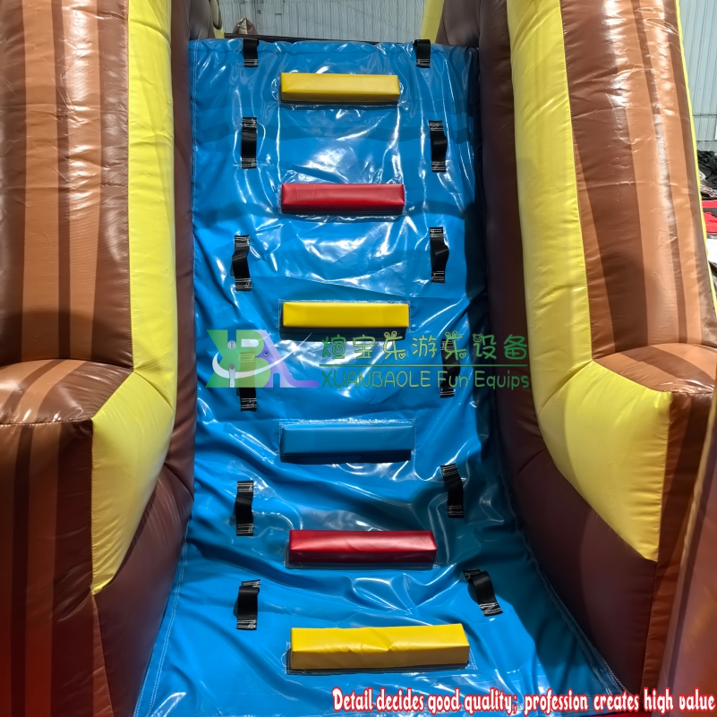 Pirate World Dual Lane Obstacle Course Slide Bounce House Combo, Commercial Inflatable Jumper 6