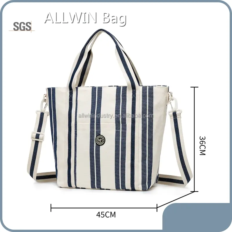 Bulk Shoulder Bags 20 OZ Canvas Wholesale - ALLWIN Bag 1