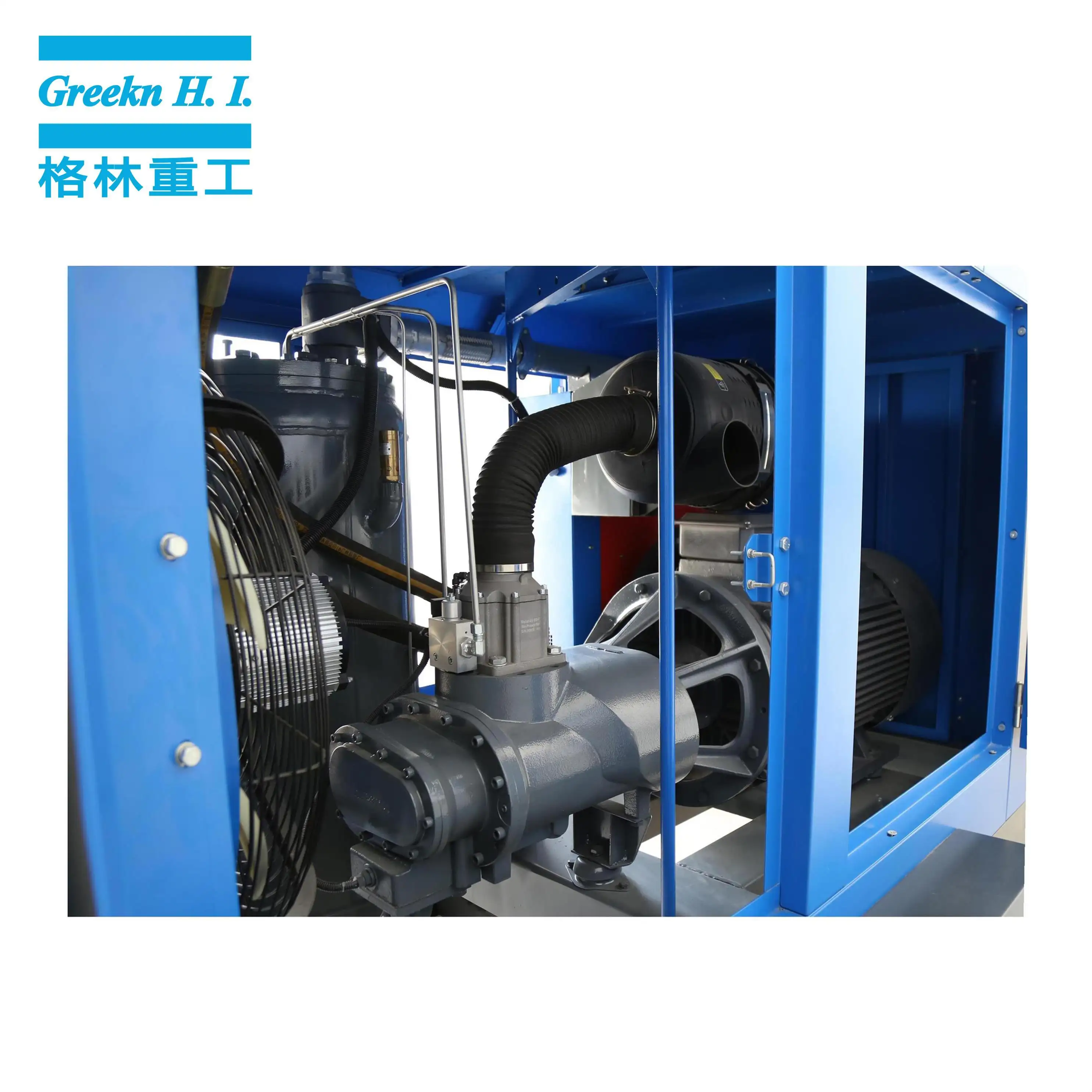 Portable Rotary Screw Air Compressor by Greeknhi Screw Air Compressor 4