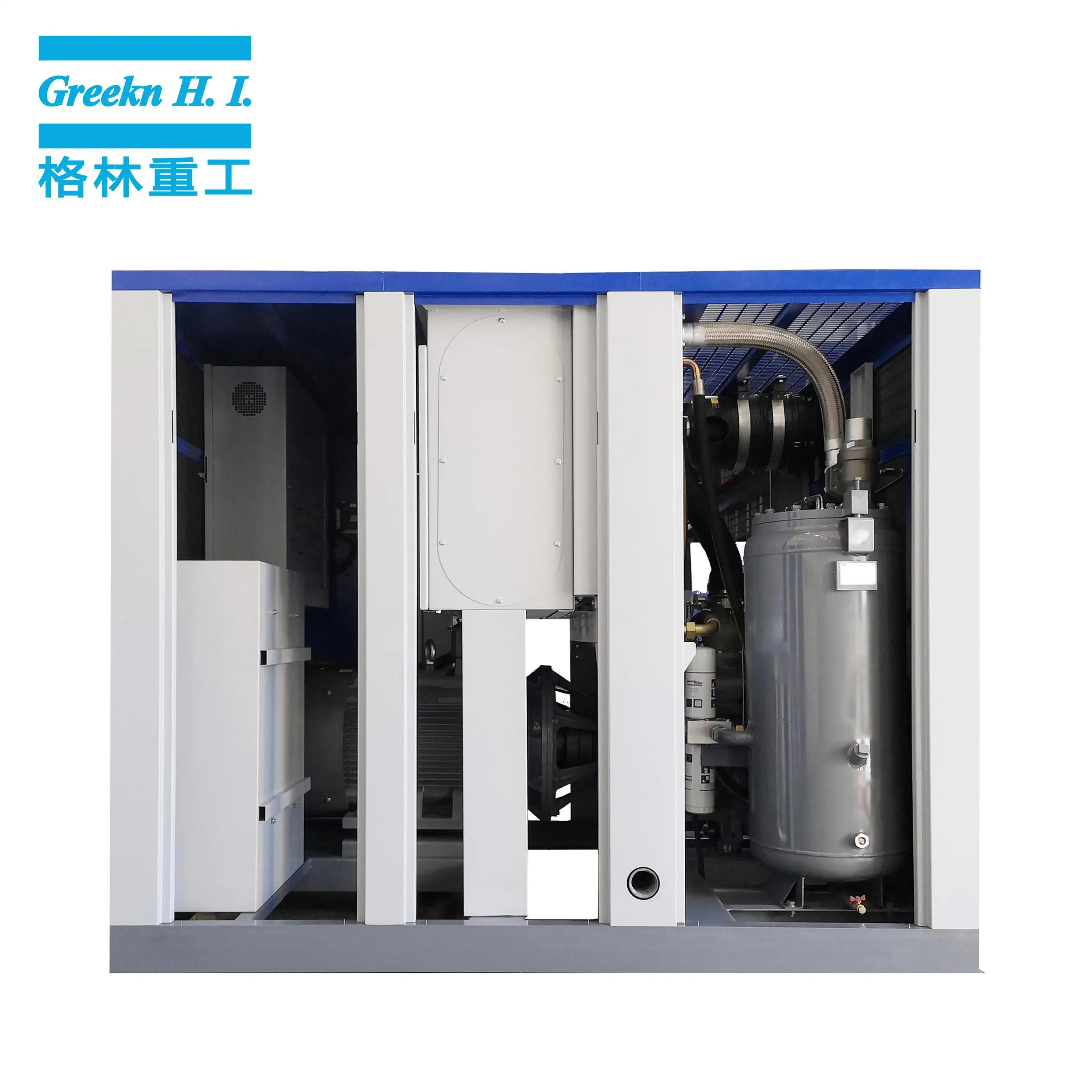 Greekn HI Double Stage Air Compressor GA110+VSD 110kW 150HP Variable Speed Drive Air Compressor 3