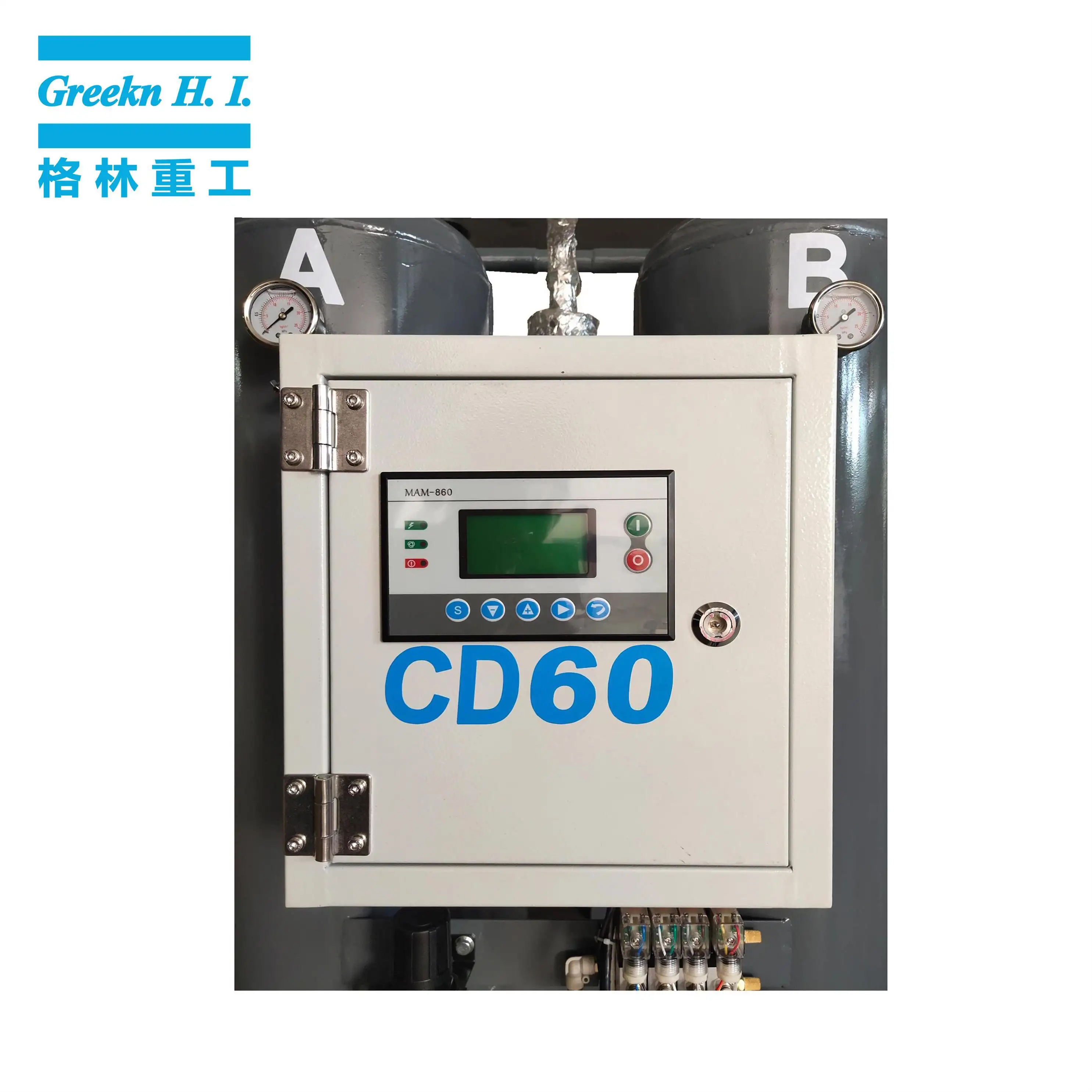 Greekn H.I. Desiccant Dryer For Screw Air Compressor Adsorption Air Dryer 5