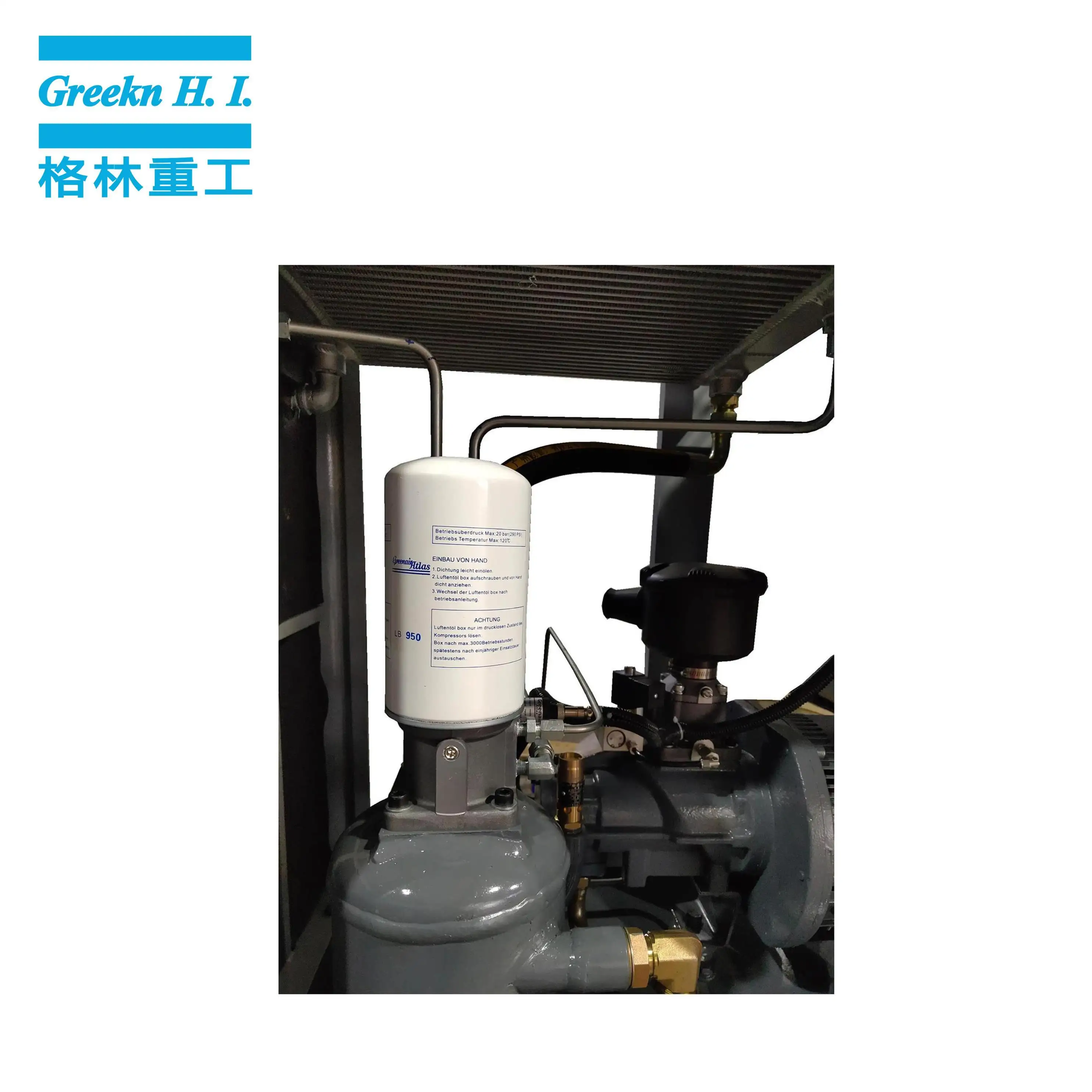 GM7 7.5KW Greekn HI Screw Air Compressor 7