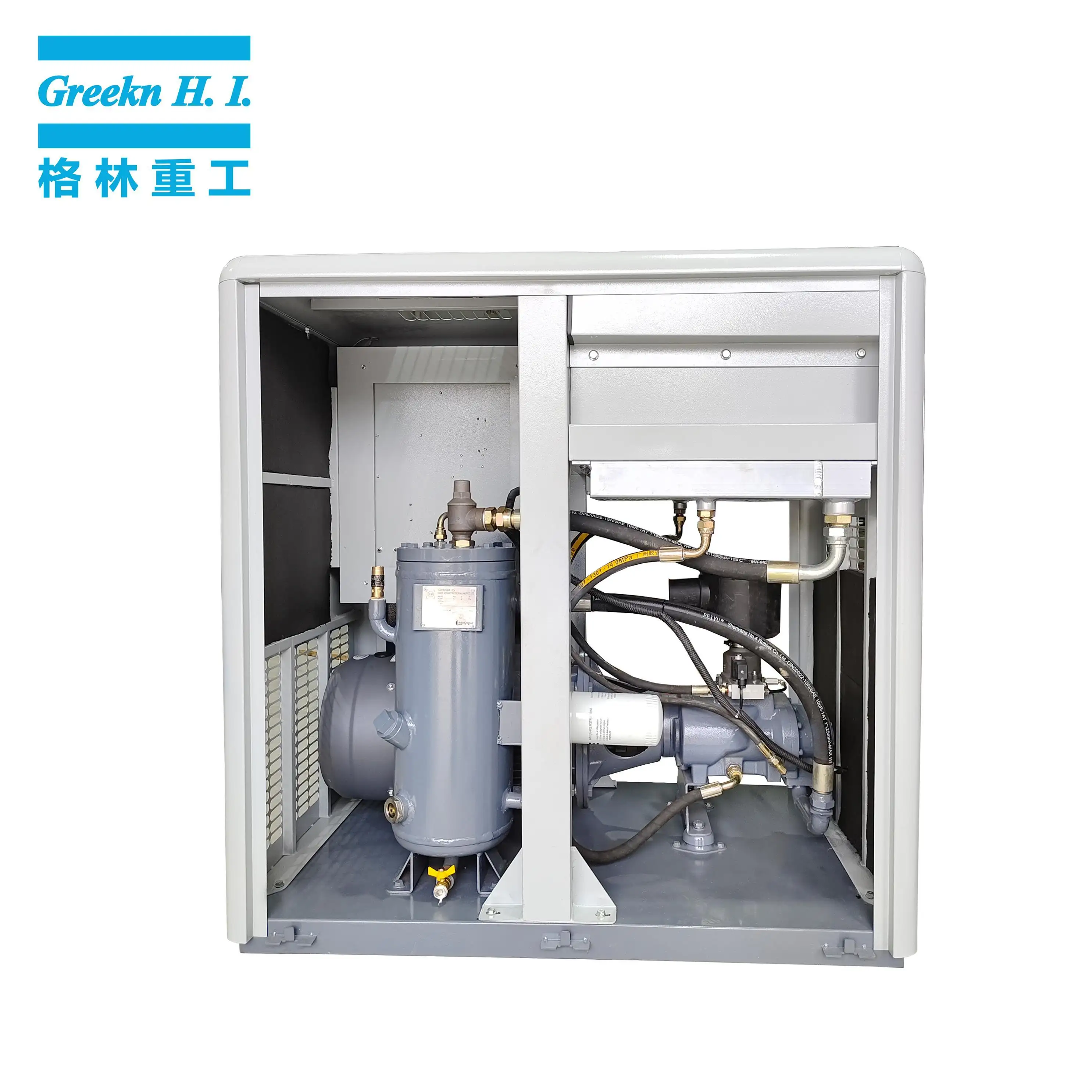 Greeknhi Air Screw Compressor GA15 15KW 20HP 8Bar 10Bar 13Bar Direct Drive Air Screw Compressor 5