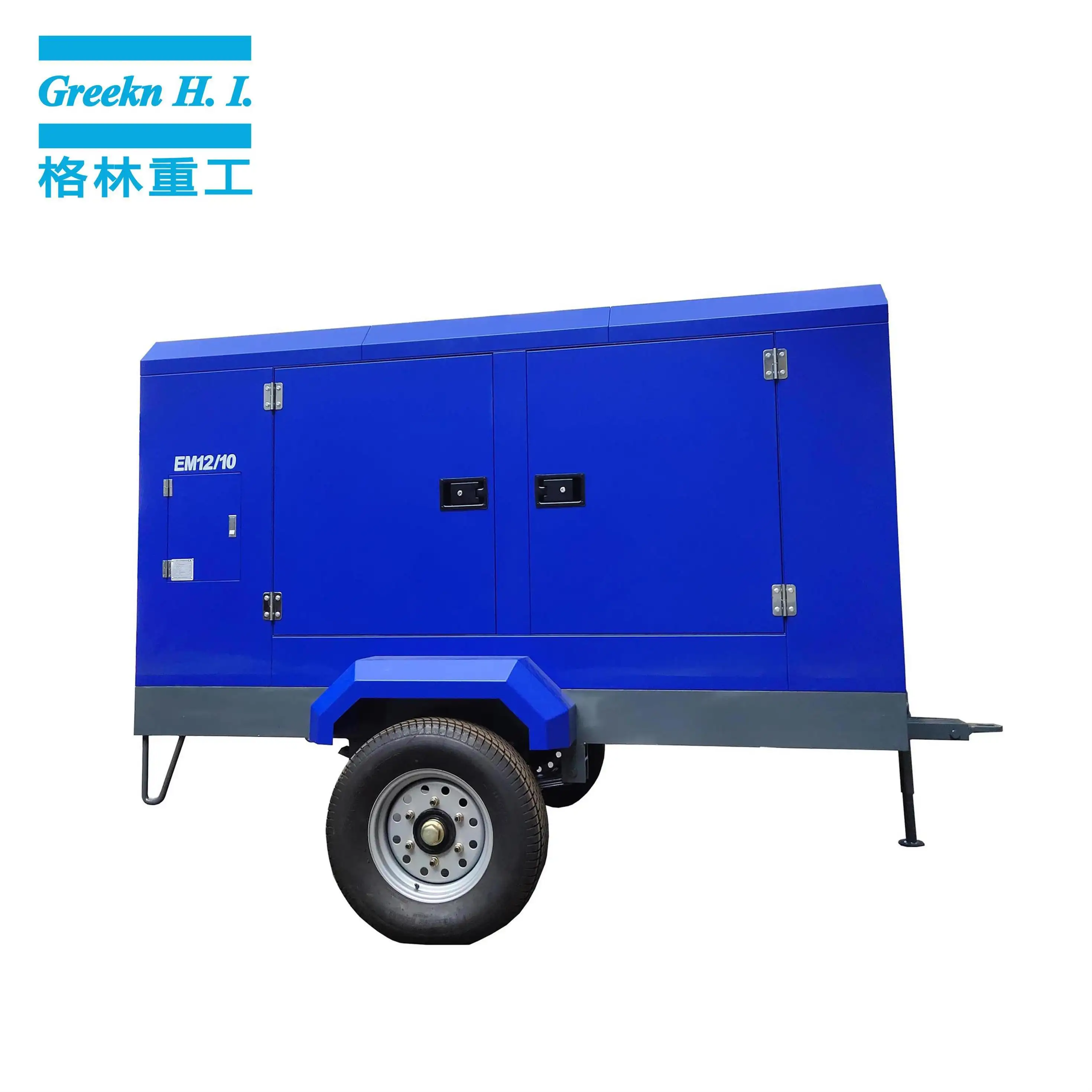 Electric Mobile Screw Air Compressor EM12/10 12m3/min 10bar Portable Screw Air Compressor 3