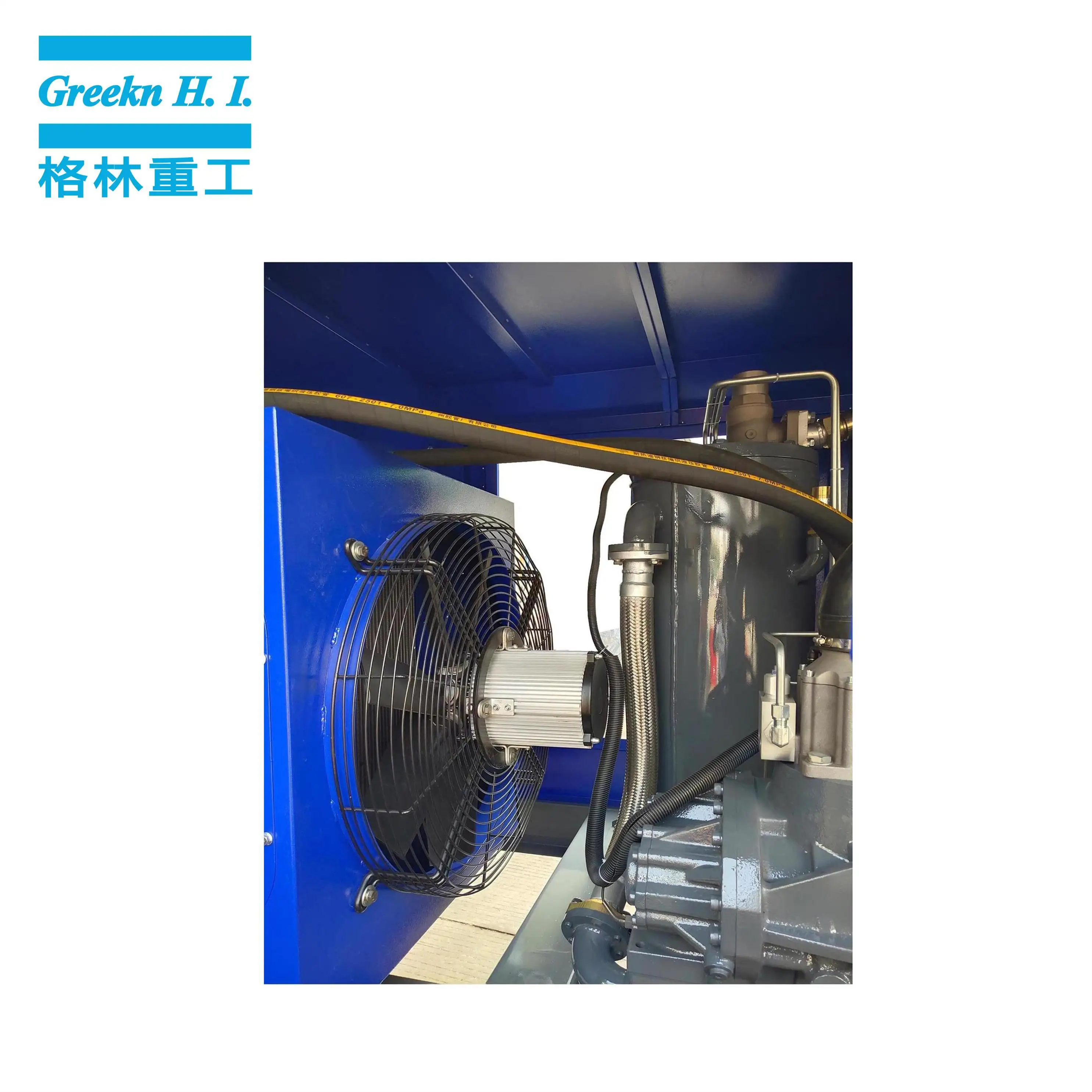 Electric Mobile Screw Air Compressor EM12/10 12m3/min 10bar Portable Screw Air Compressor 7