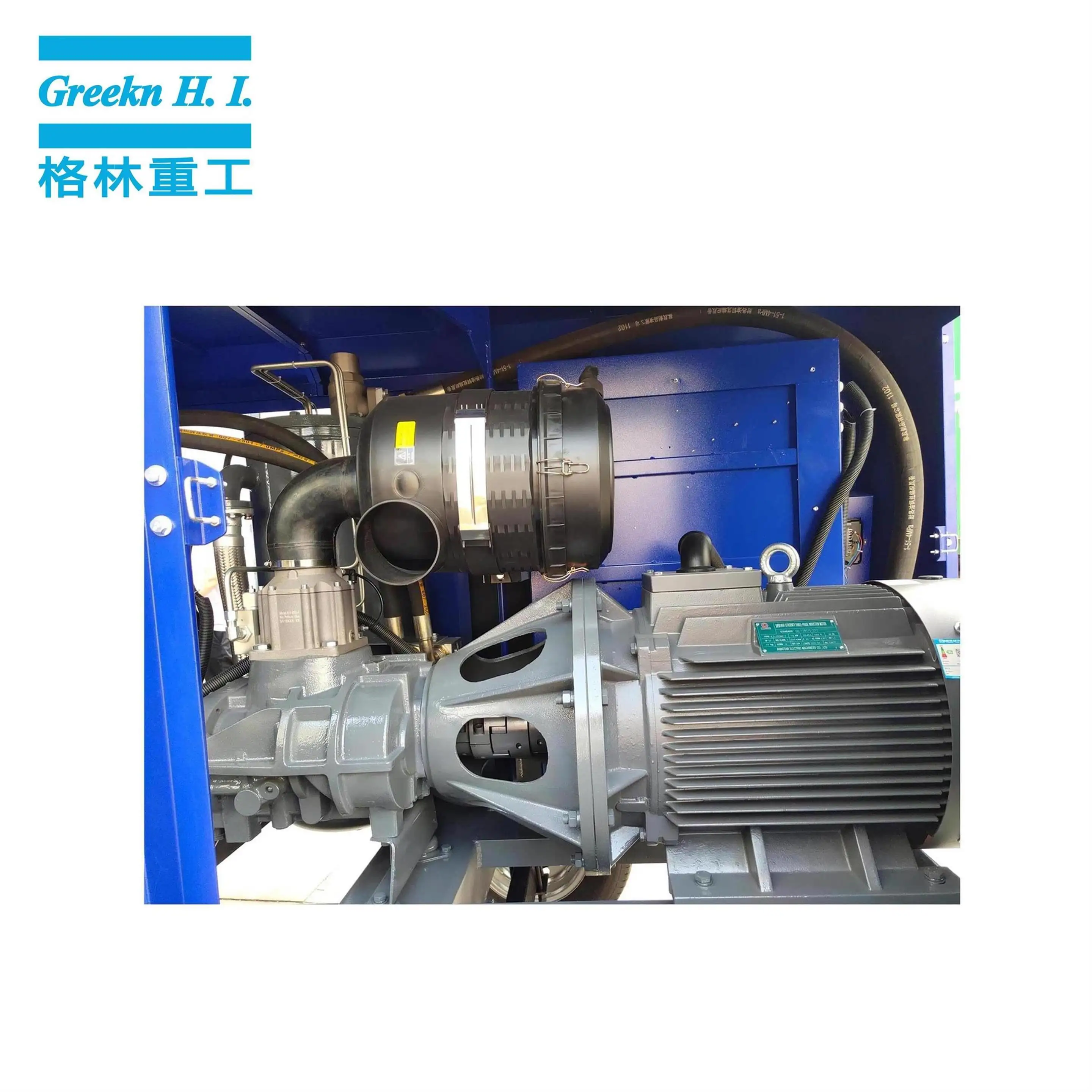 Electric Mobile Screw Air Compressor EM12/10 12m3/min 10bar Portable Screw Air Compressor 9