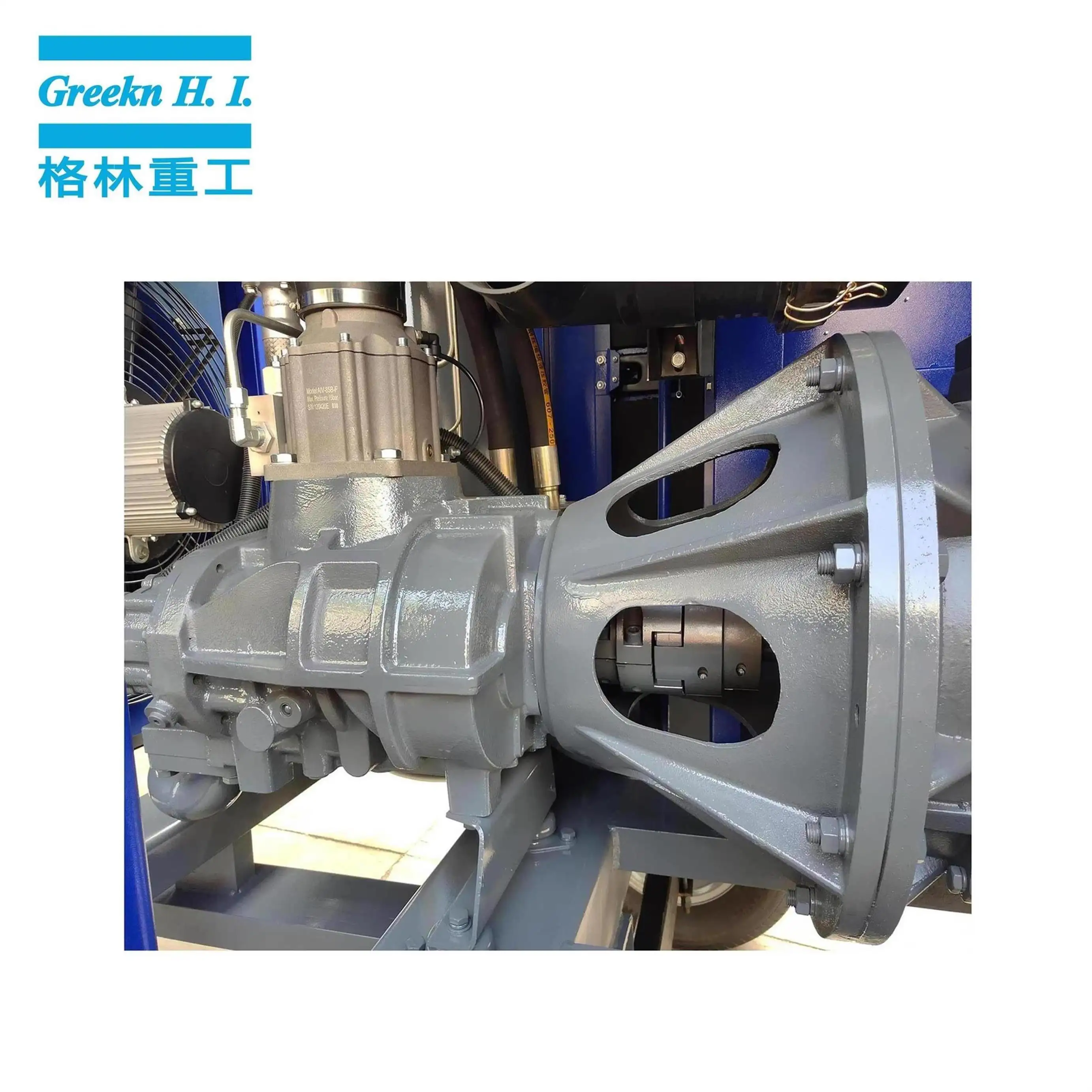 Electric Mobile Screw Air Compressor EM12/10 12m3/min 10bar Portable Screw Air Compressor 10