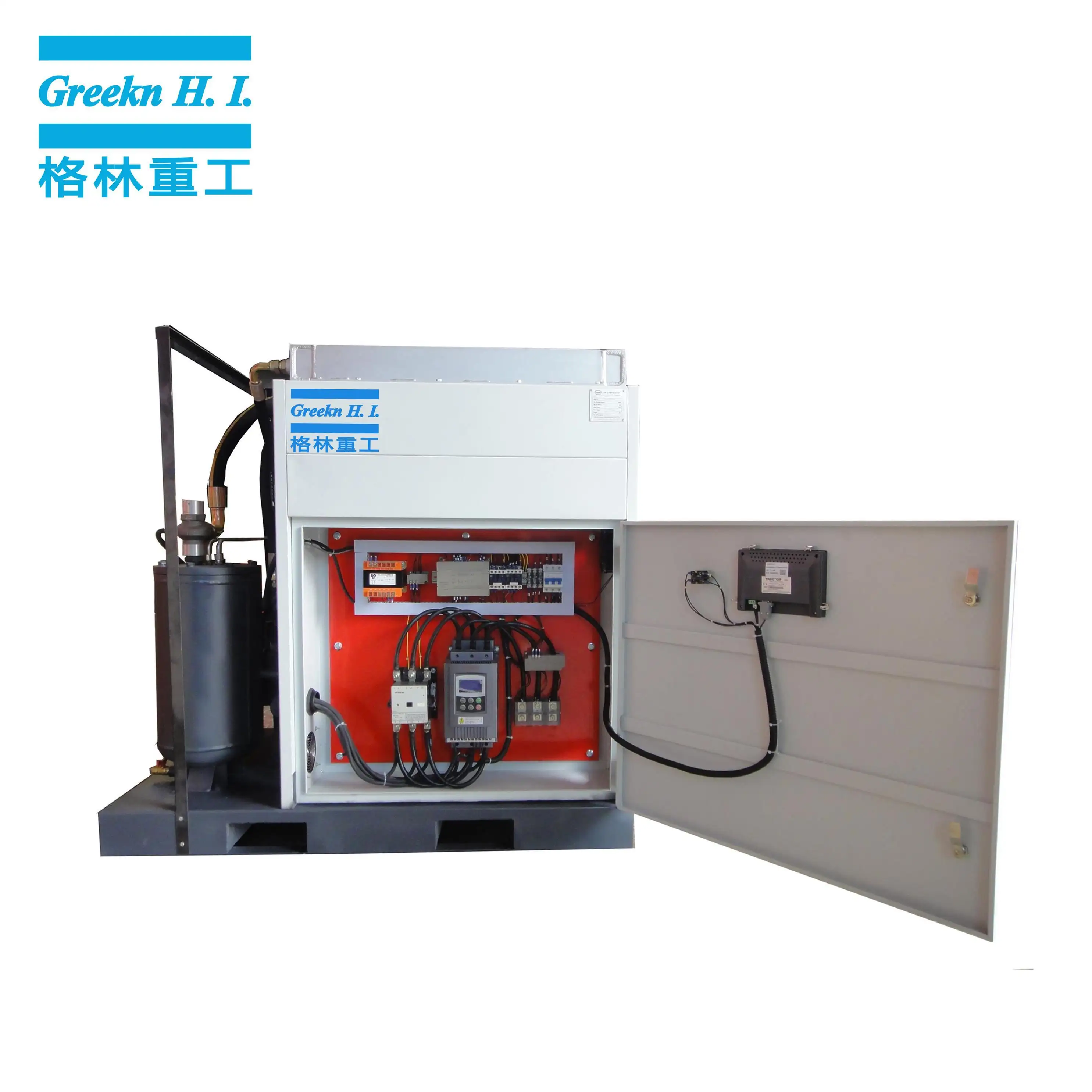 Greeknhi Air Compressor GAR37 37KW Locomotive Braking Systems Use Screw Air Compressor 4