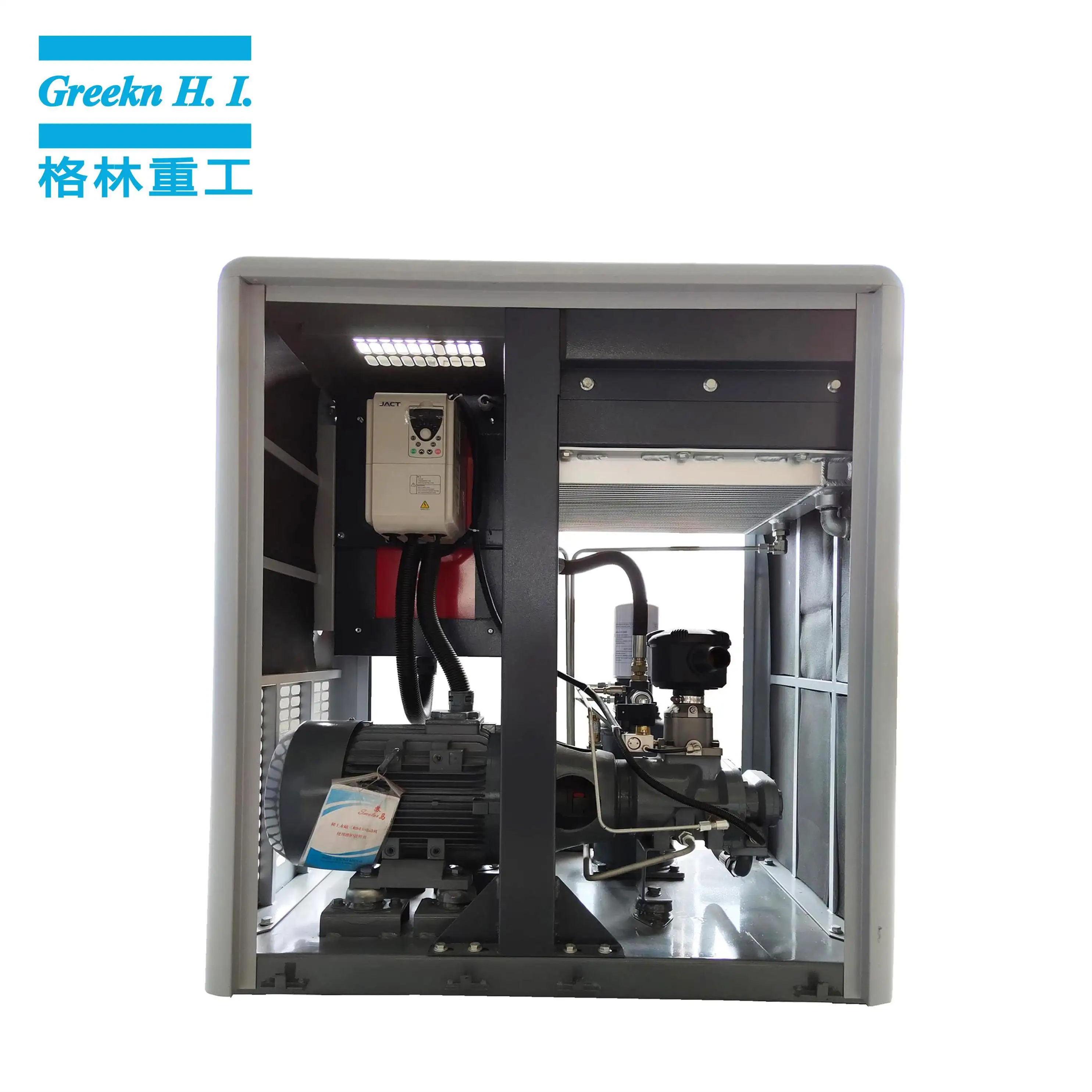 Greekn HI Compressor GM7 Permanent Magnet Variable Speed Oil Injected Compressor 3