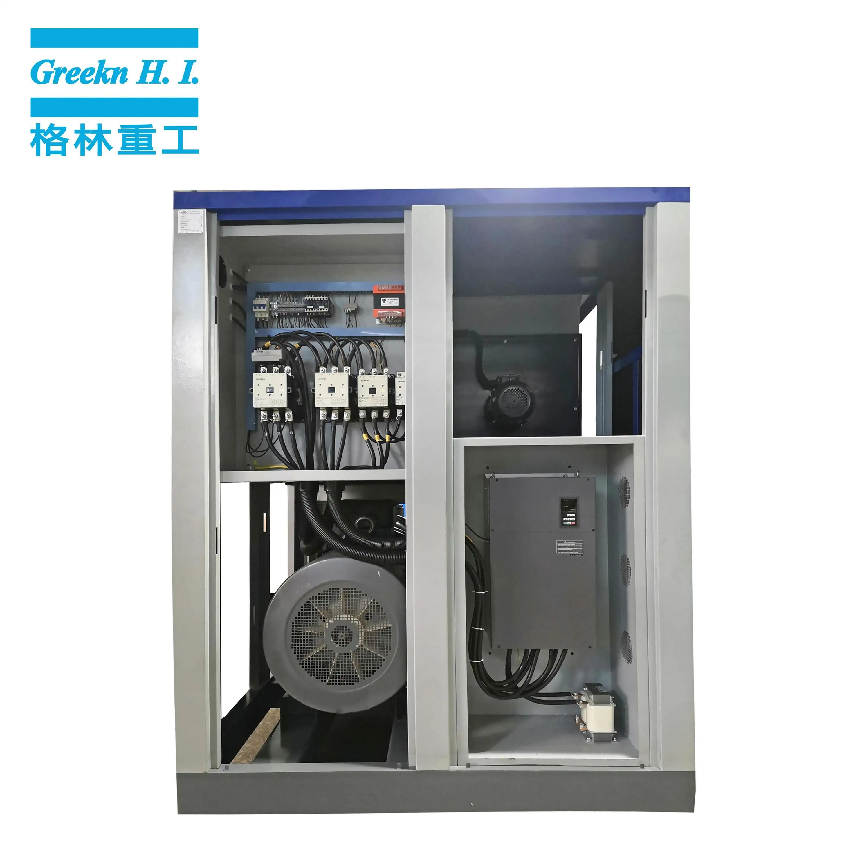 Variable Speed Rotary Screw Air Compressor Greekn H.I. Products Wholesale - Greeknhi Screw Air Compressor 2