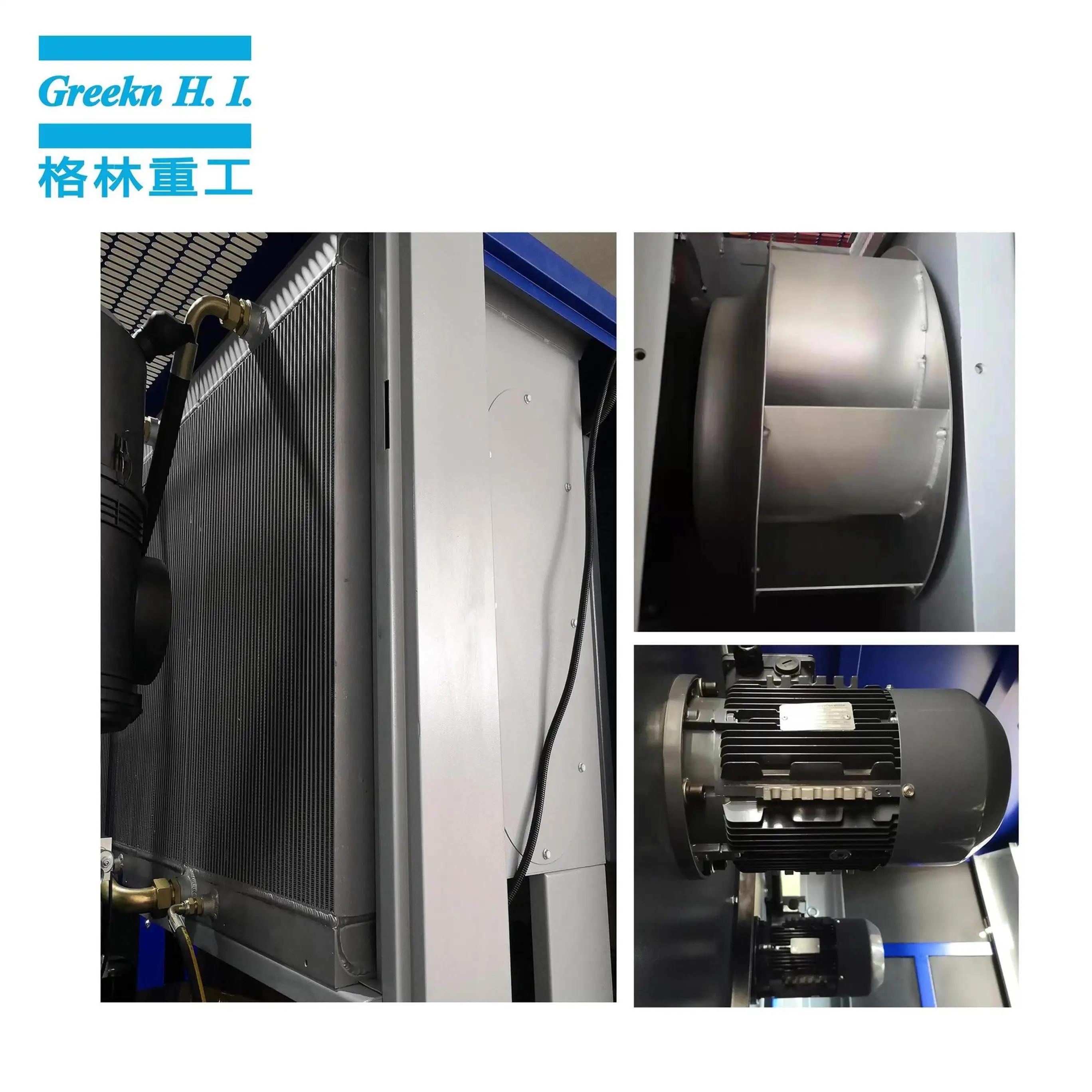 Variable Speed Rotary Screw Air Compressor Greekn H.I. Products Wholesale - Greeknhi Screw Air Compressor 3