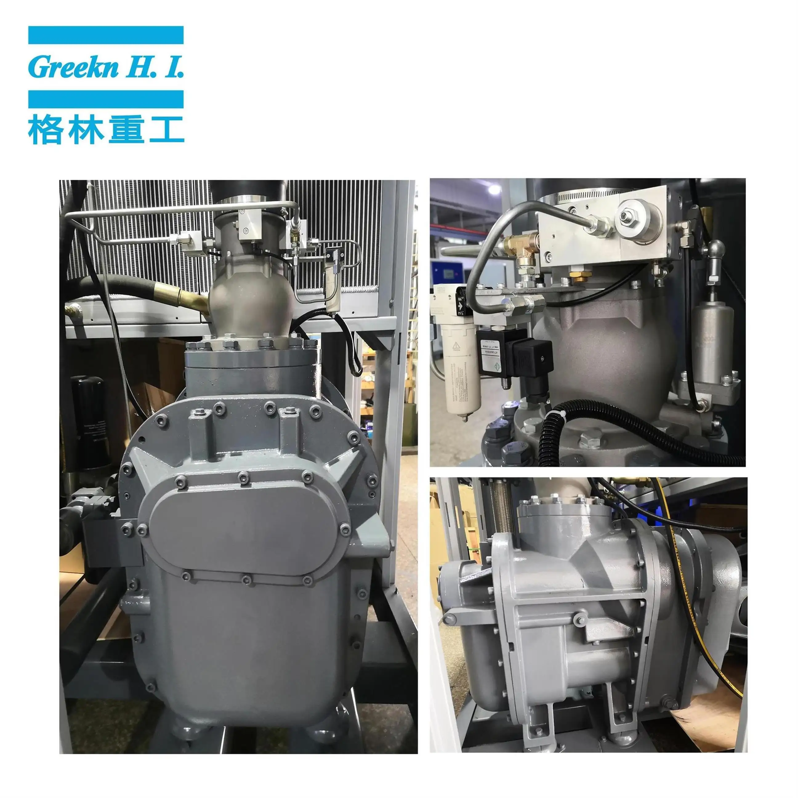 Variable Speed Rotary Screw Air Compressor Greekn H.I. Products Wholesale - Greeknhi Screw Air Compressor 5