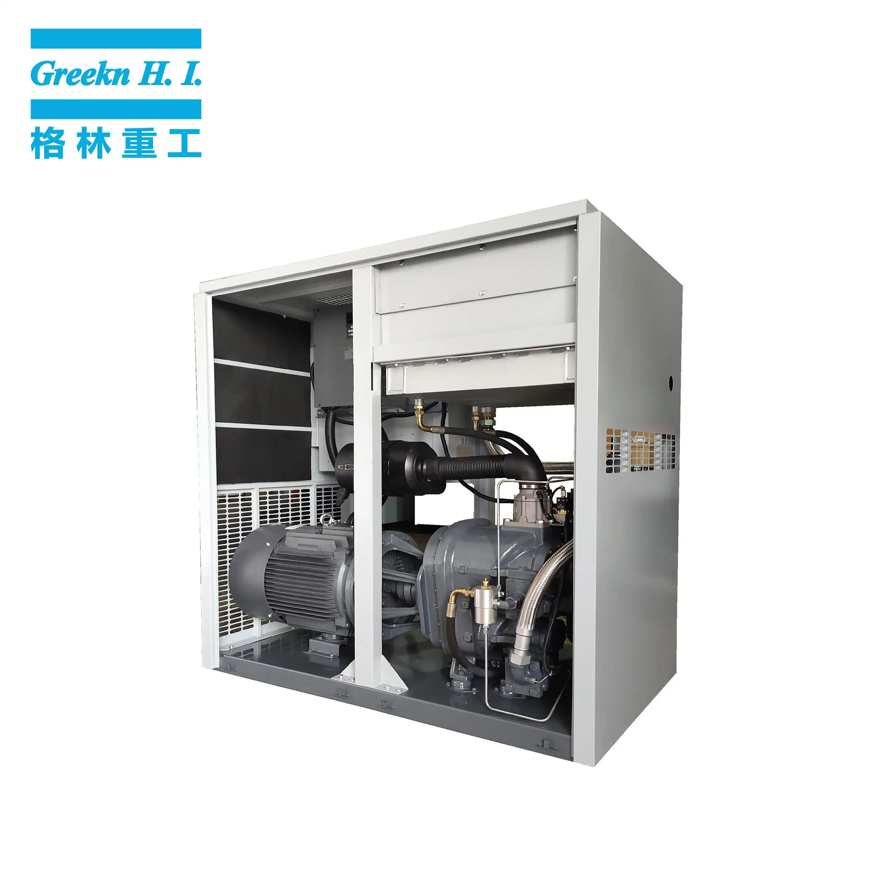 Variable Speed Air Compressor T.T Oil Injected Rotary Screw Air Compressor Wholesale - Greeknhi Screw Air Compressor 2