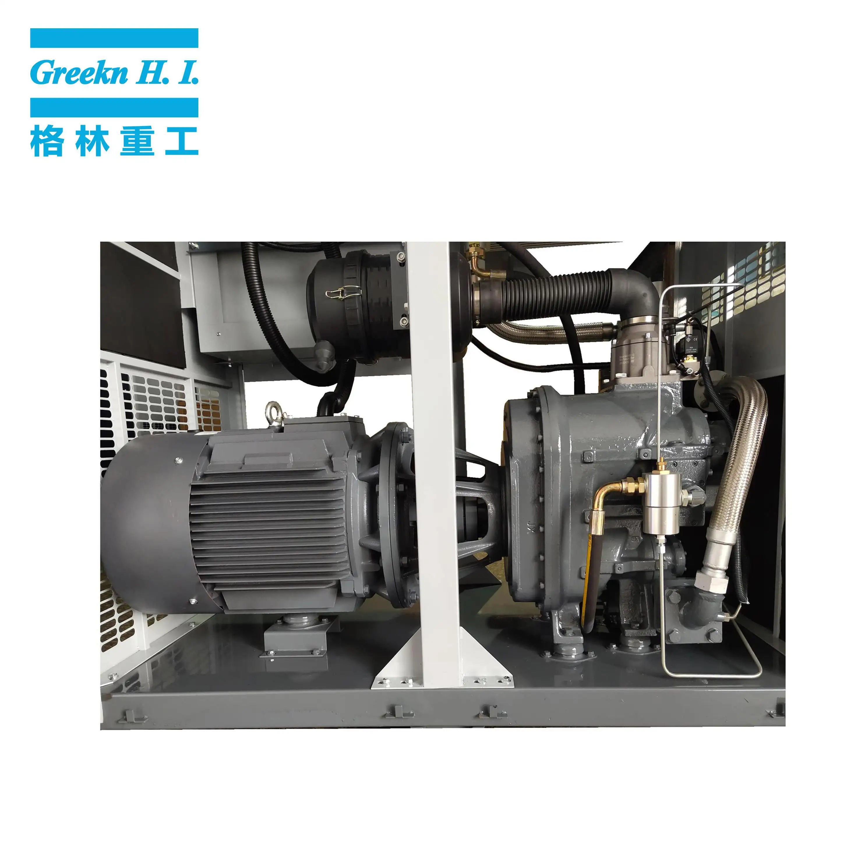 Variable Speed Air Compressor T.T Oil Injected Rotary Screw Air Compressor Wholesale - Greeknhi Screw Air Compressor 3