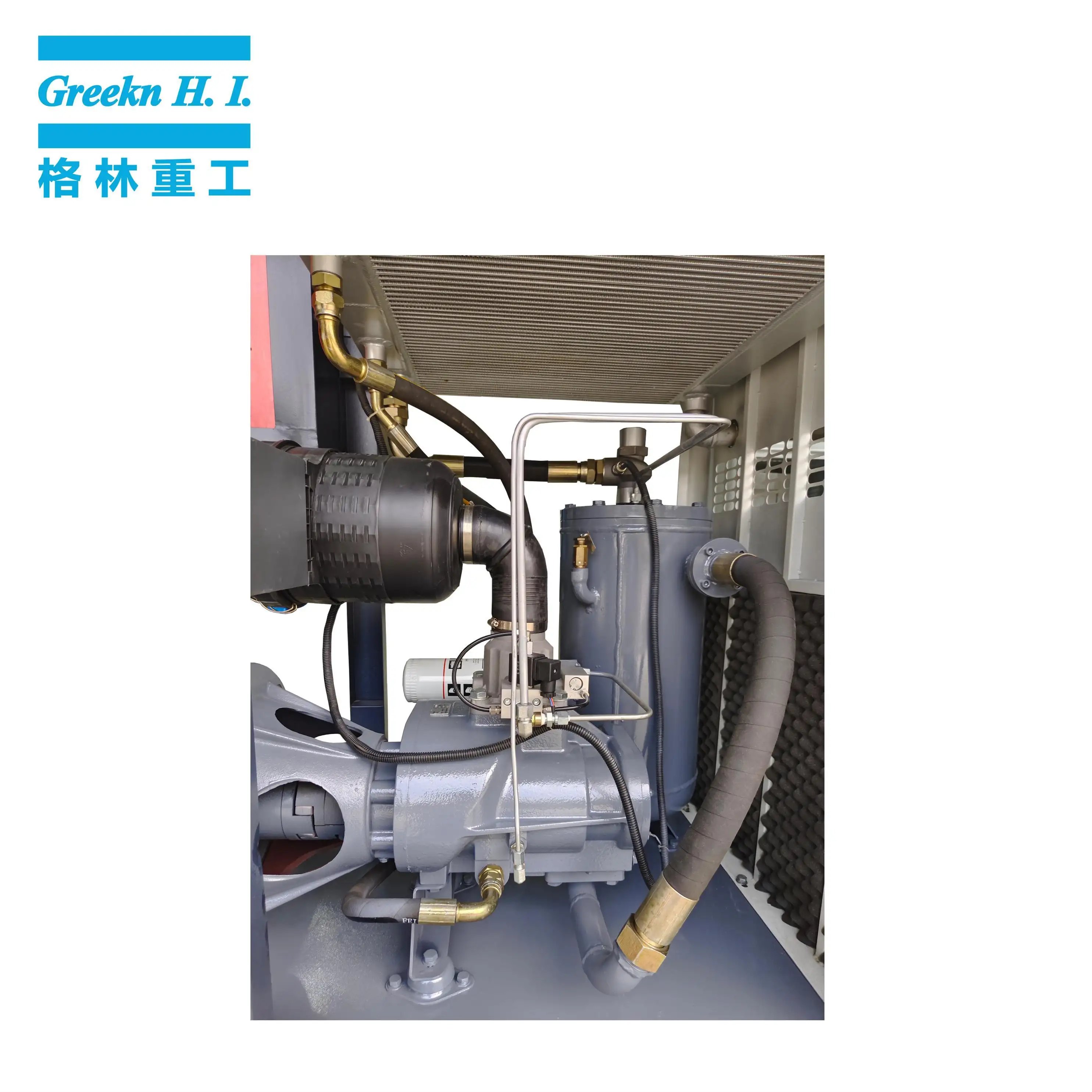 Greenair Industrial Screw Air Compressor Factory GA45 45KW 60HP 3
