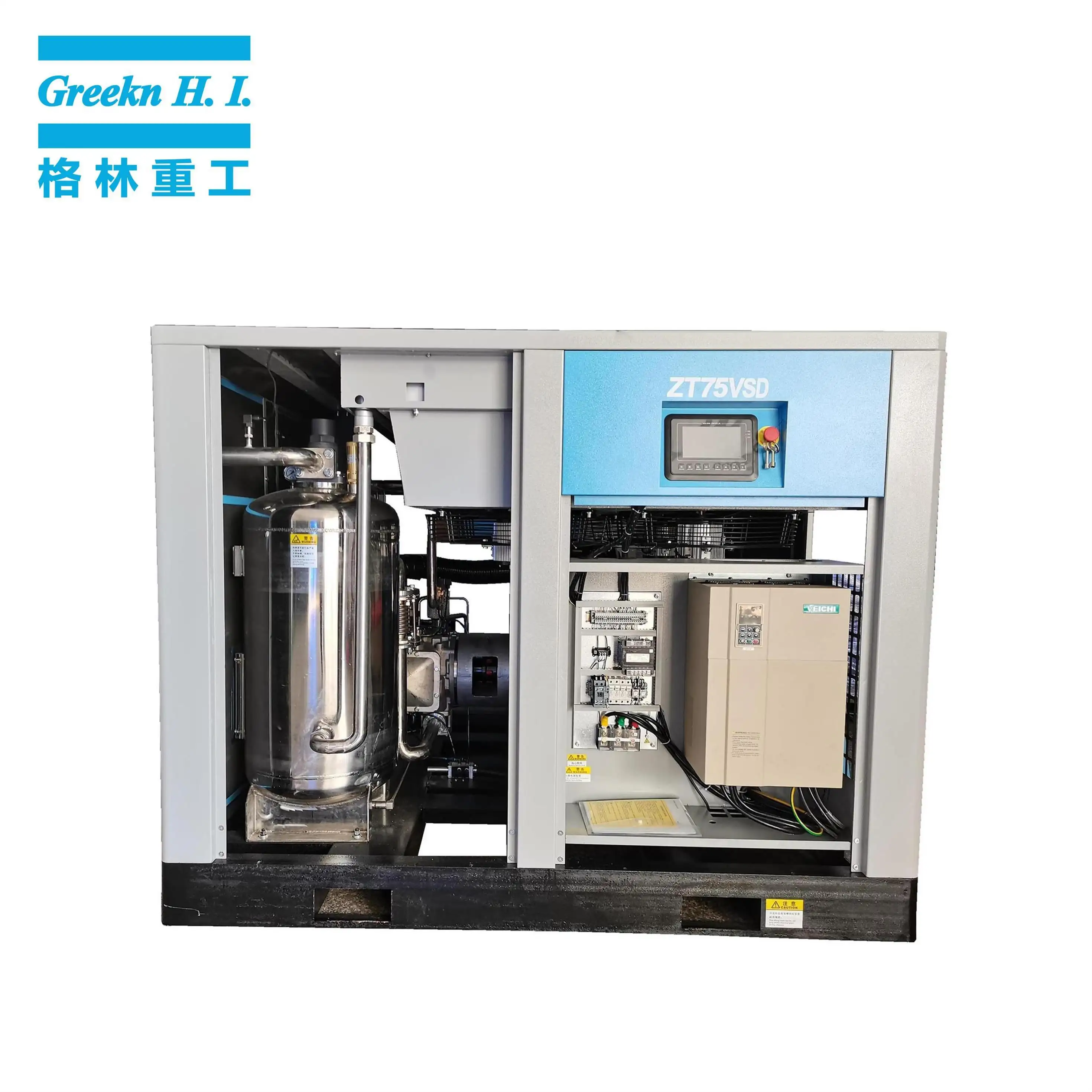 Atlas Copco Oil Free Screw Air Compressor by Greeknhi Screw Air Compressor 3
