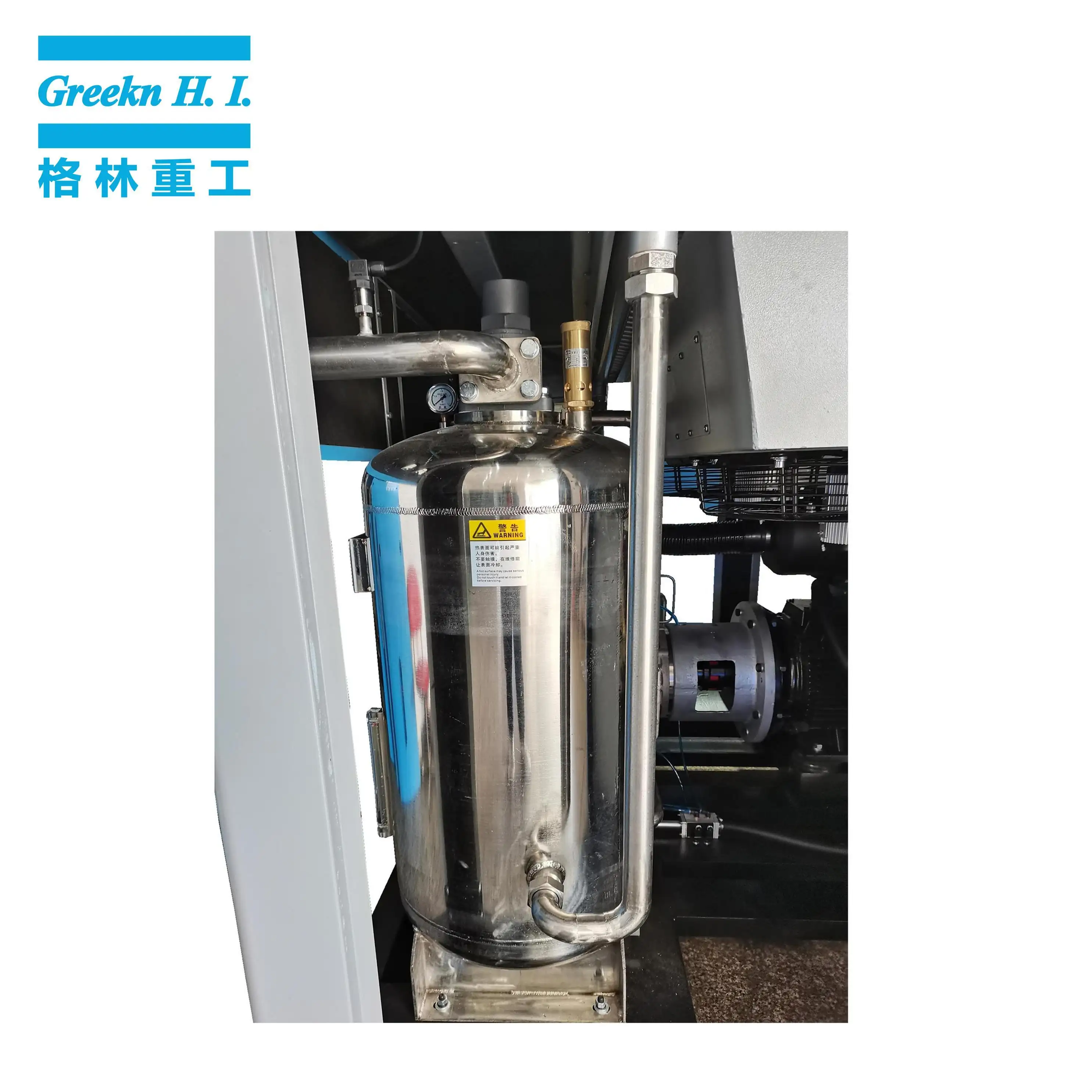 Atlas Copco Oil Free Screw Air Compressor by Greeknhi Screw Air Compressor 4