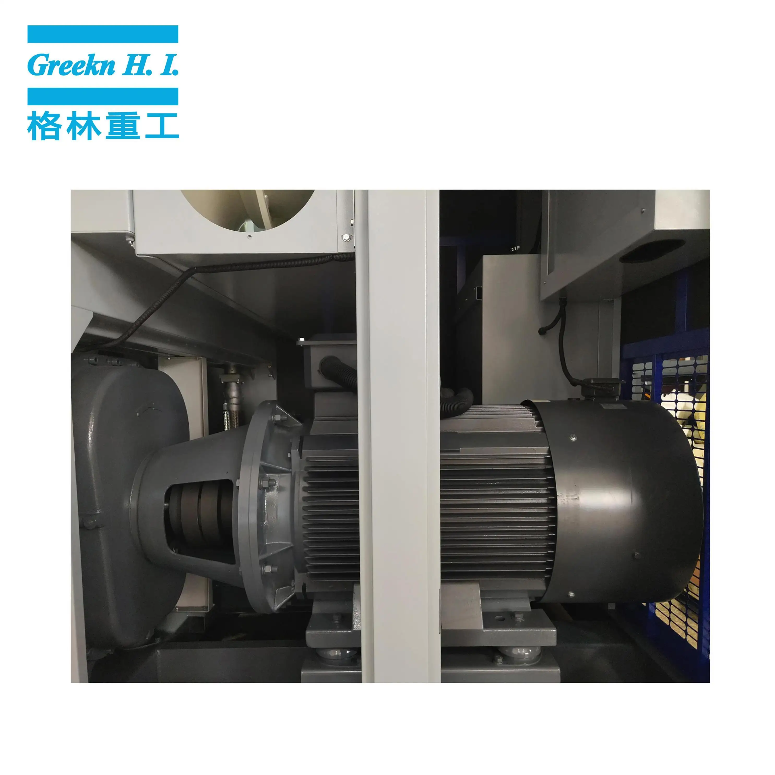 Greeknhi Screw Air Compressor GM200+ 200KW Double Stage Permanent Magnet Variable Speed Screw Air Compressor 6