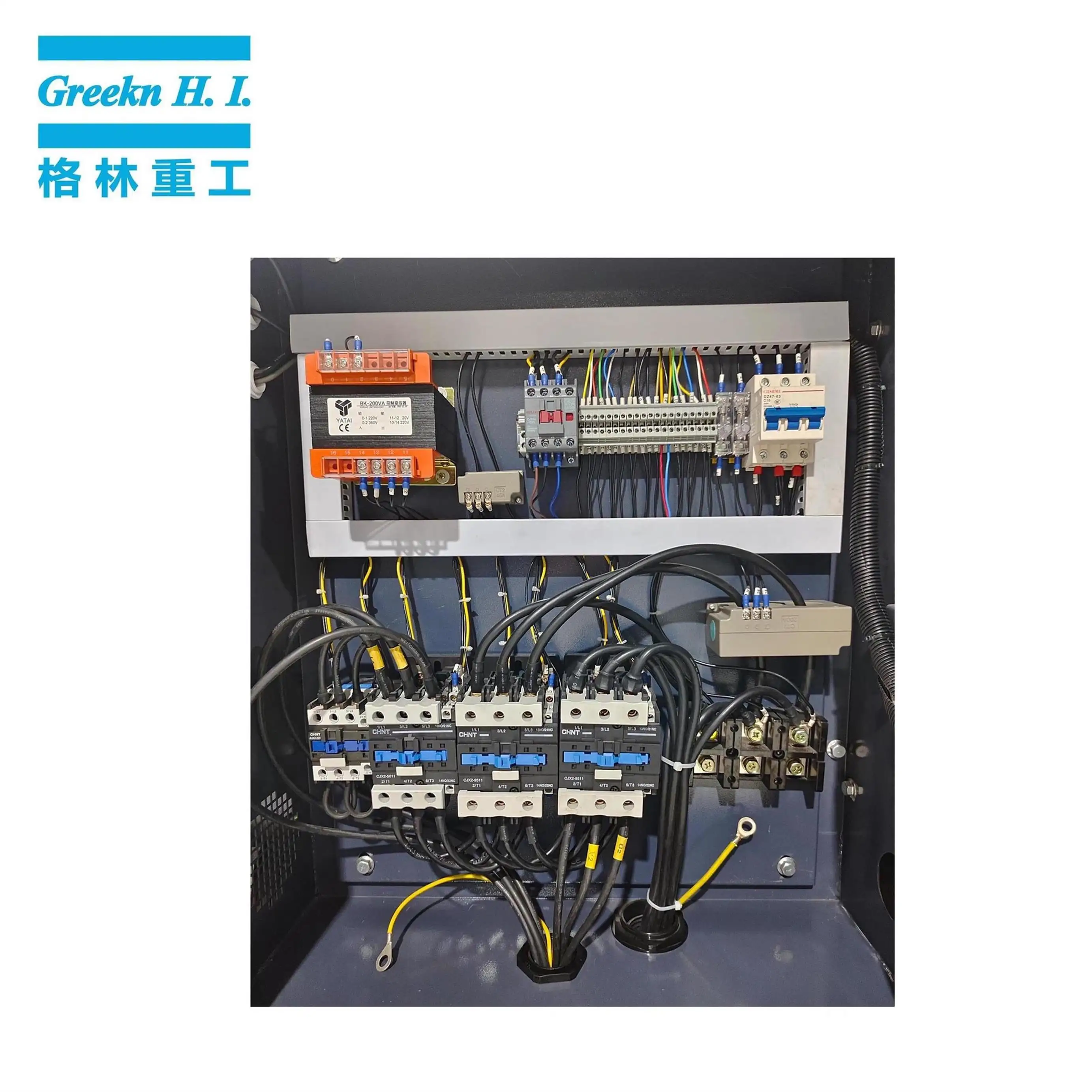 GA37VSD Greeknhi Rotary Screw Compressor Variable Speed Drive (VSD) Screw Air Compressor 3