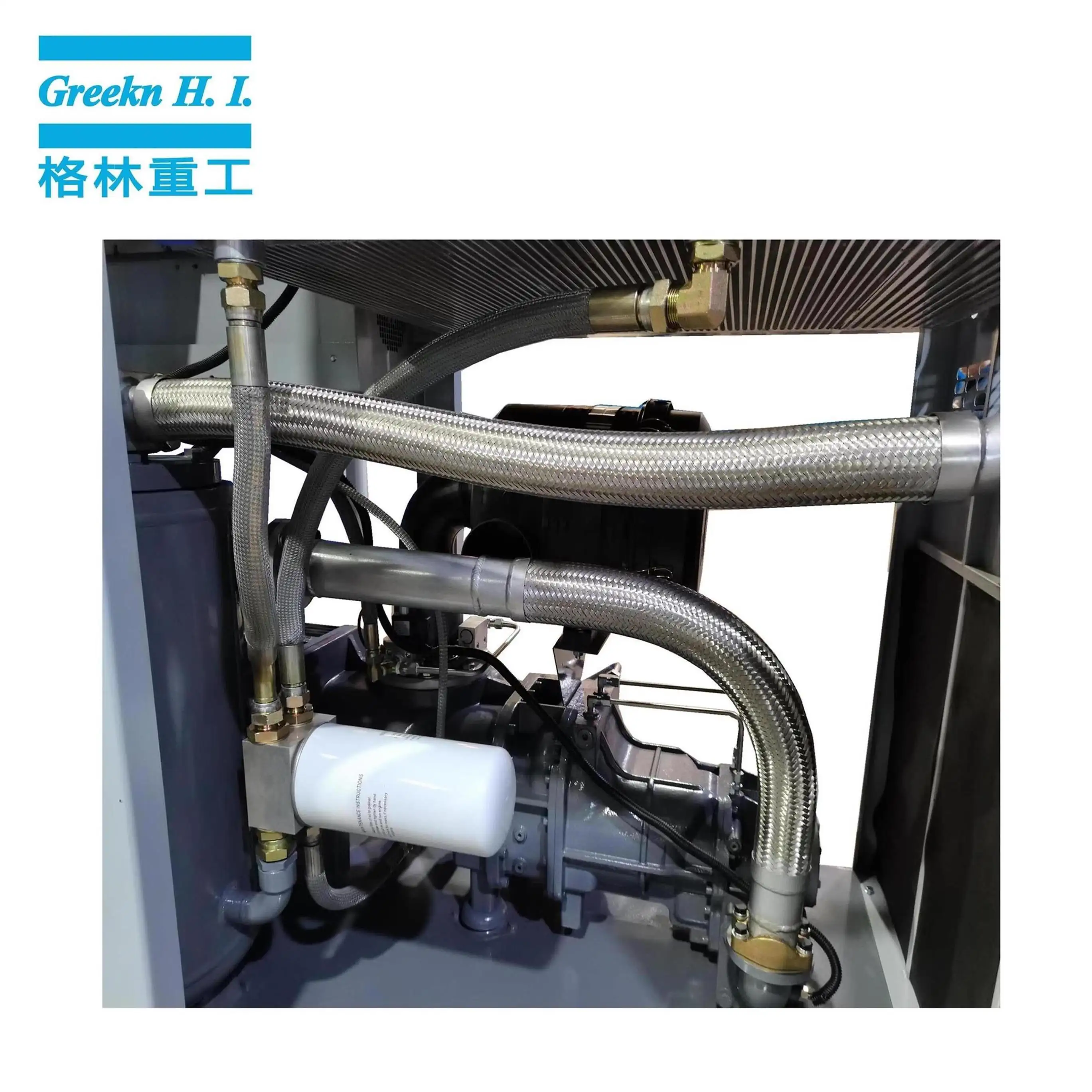 Atlas Copco Oil Injected Rotary Screw Compressors Oil Injected Rotary Screw Air Compressor Wholesale - Greeknhi Screw Air Compressor-1 7