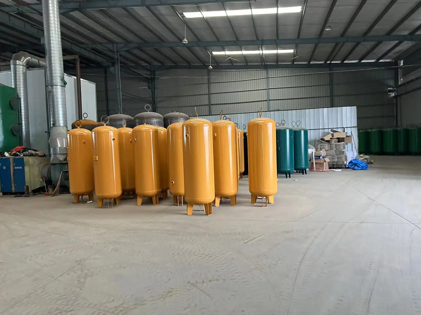 Min Shen Jiang Vertical Air Receiver Tank Horizontal Air Receiver Tank OEM ODM Pressure Vessels 3