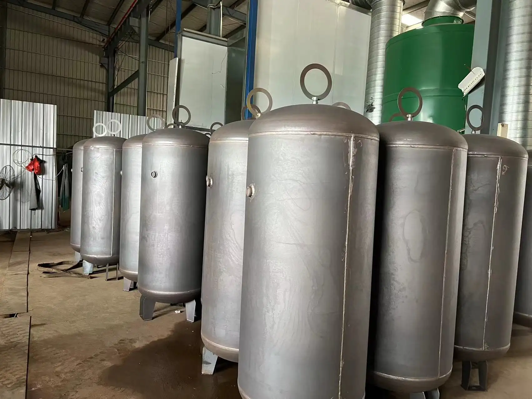 Min Shen Jiang Vertical Air Receiver Tank Horizontal Air Receiver Tank OEM ODM Pressure Vessels 4