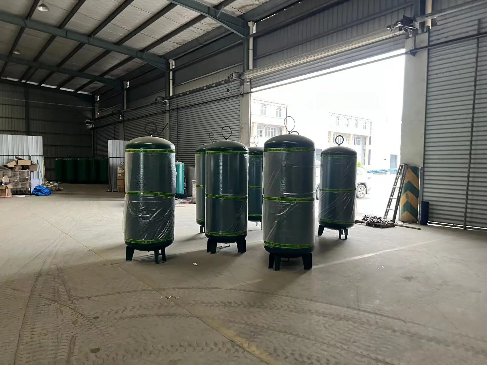 Min Shen Jiang Vertical Air Receiver Tank Horizontal Air Receiver Tank OEM ODM Pressure Vessels 2