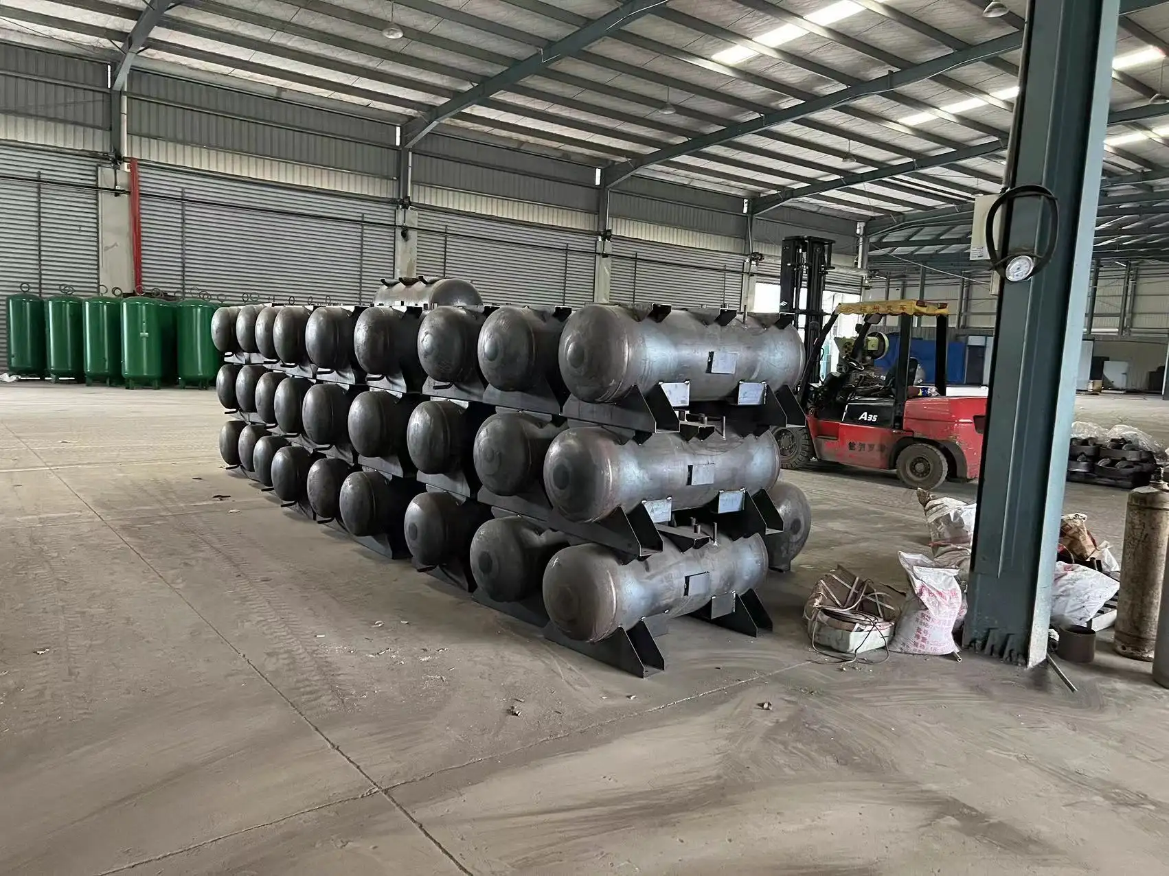Min Shen Jiang Vertical Air Receiver Tank Horizontal Air Receiver Tank OEM ODM Pressure Vessels 6
