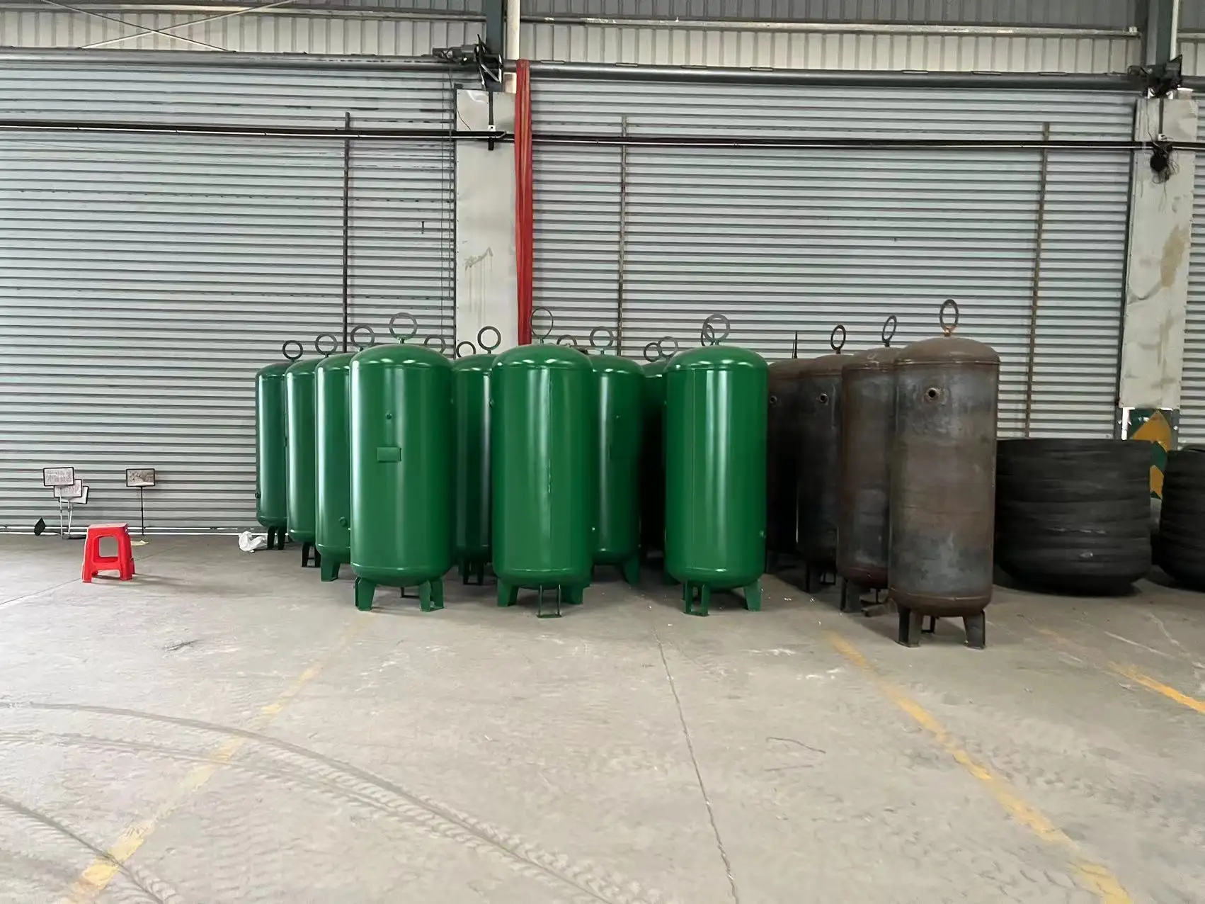 Min Shen Jiang Vertical Air Receiver Tank Horizontal Air Receiver Tank OEM ODM Pressure Vessels 5