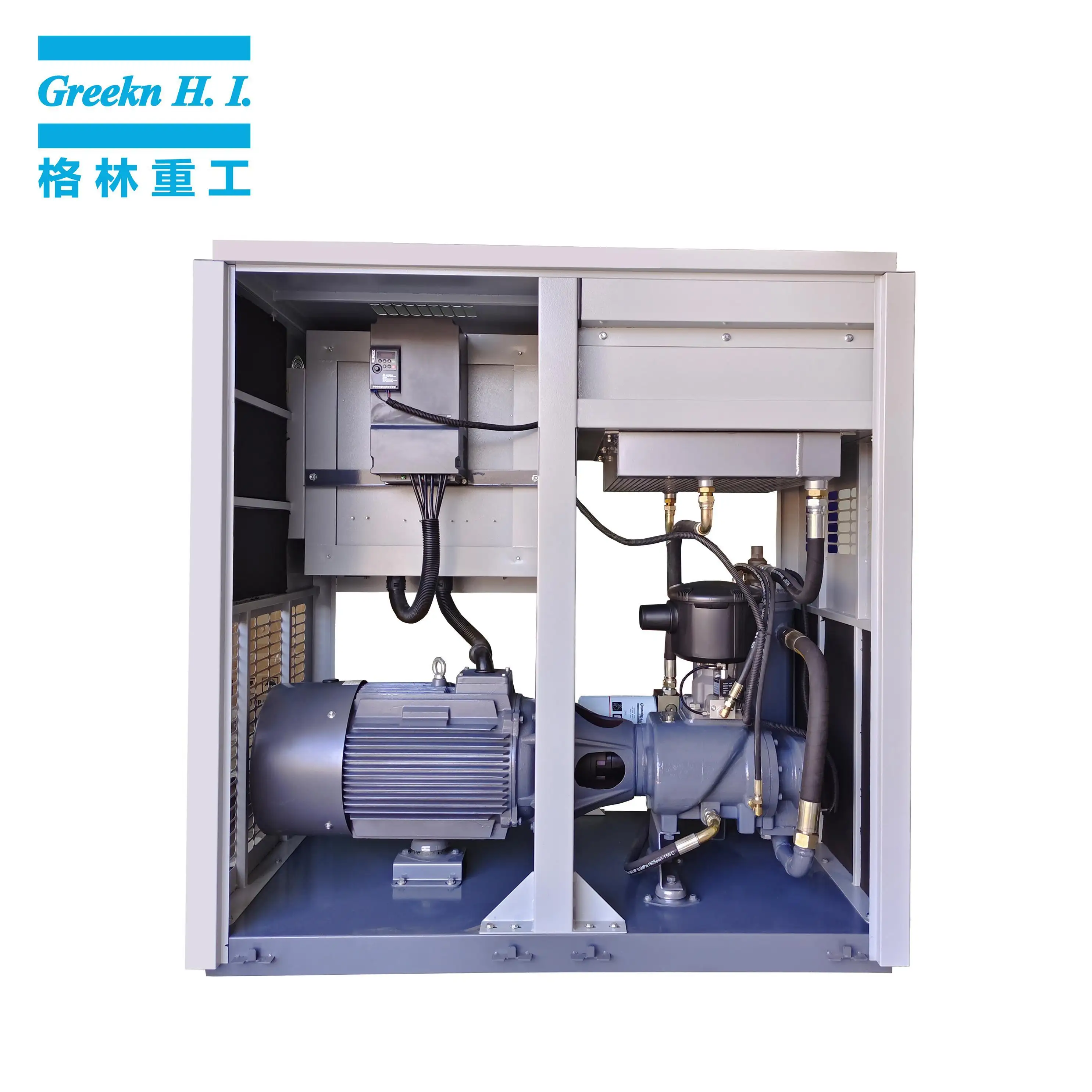 Greekn HI GA30VSD 30KW 40HP Variable Frequency Rotary Screw Air Compressor 3