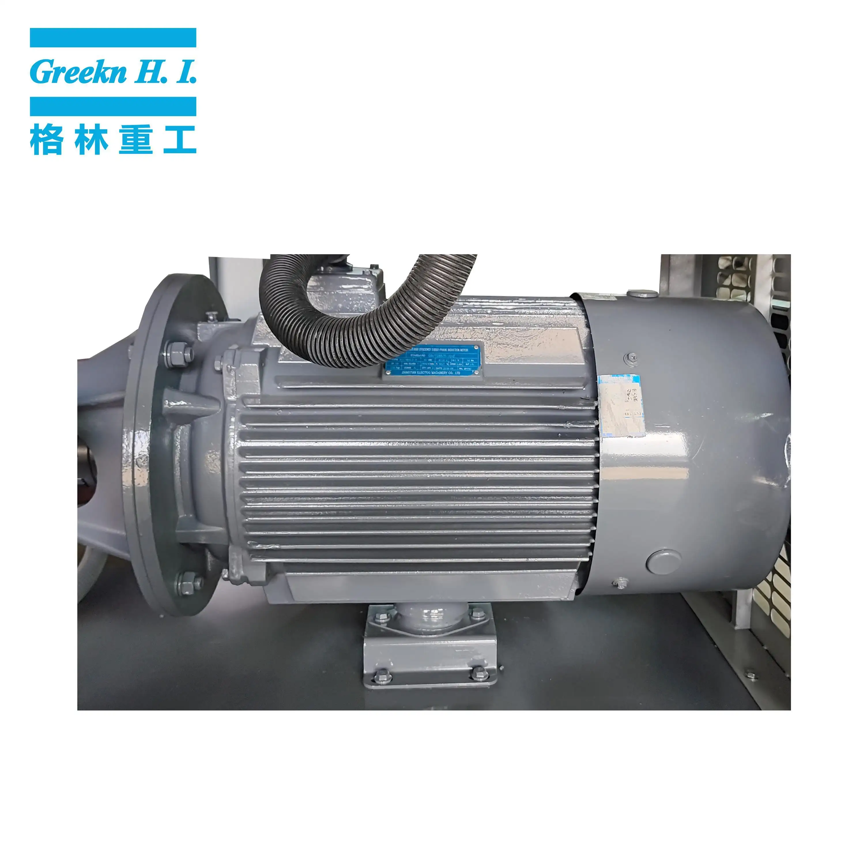 GA30 30kW Direct Drive Oil Lubricated Rotary Screw Air Compressor From Greekn HI 4