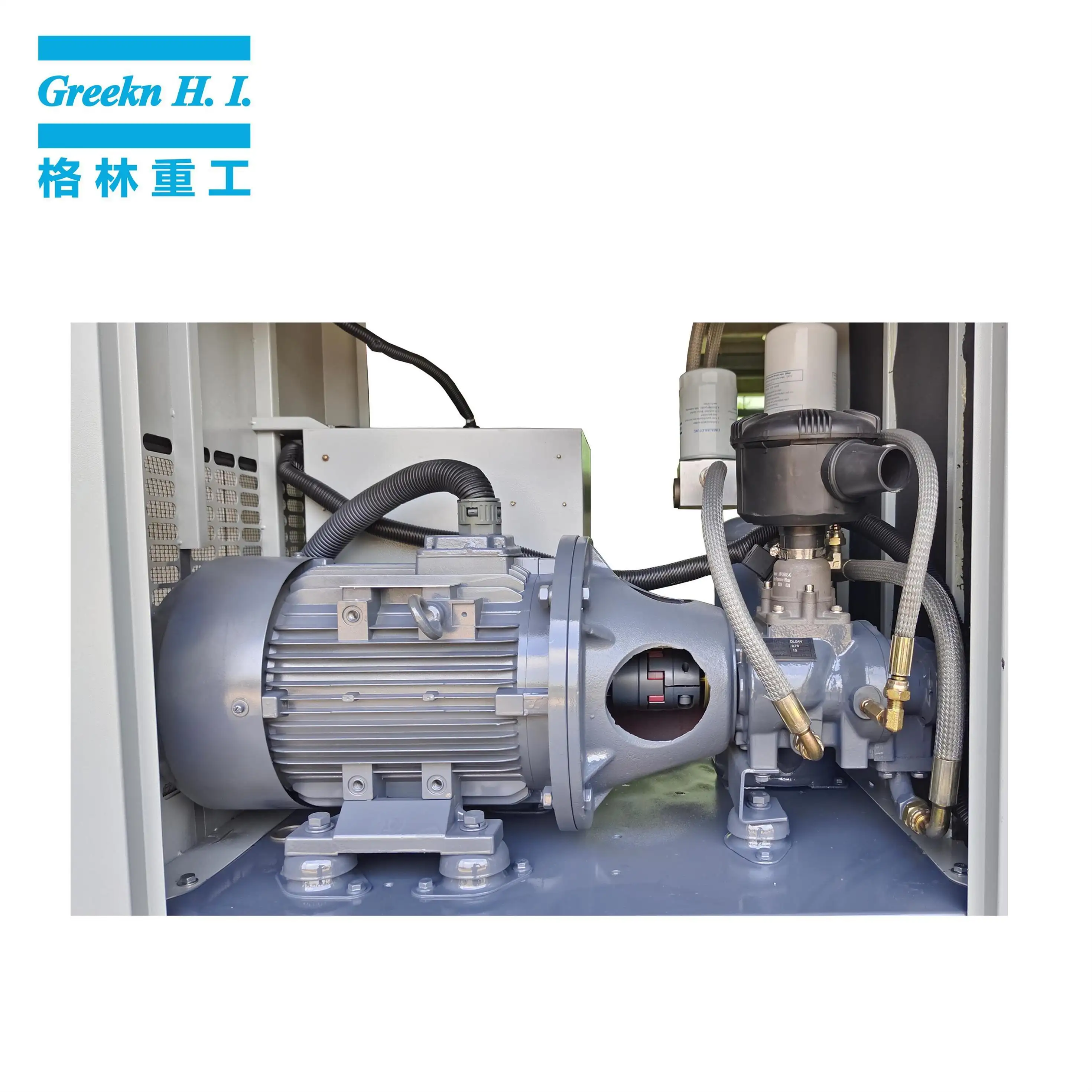 Greekn HI Screw Compressor 5.5KW All In One Fixed Speed Screw Compressor 5