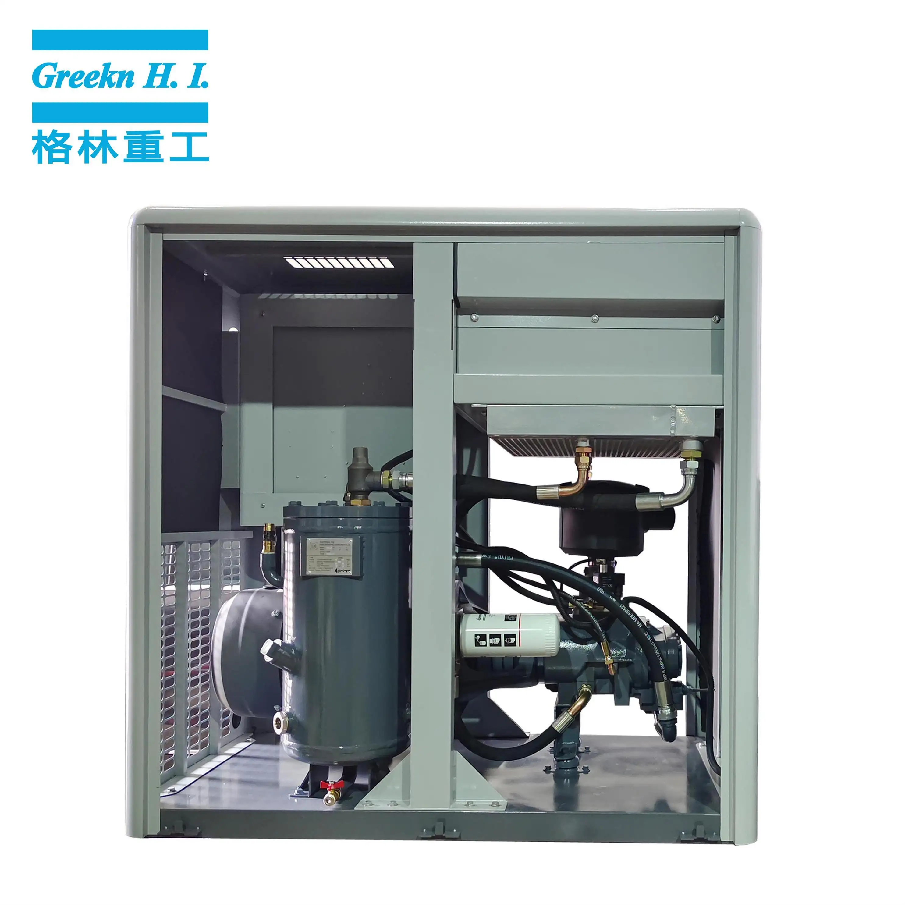 Greeknhi Electric Screw Air Compressor GA22 22KW 30HP Direct Drive Screw Air Compressor 4