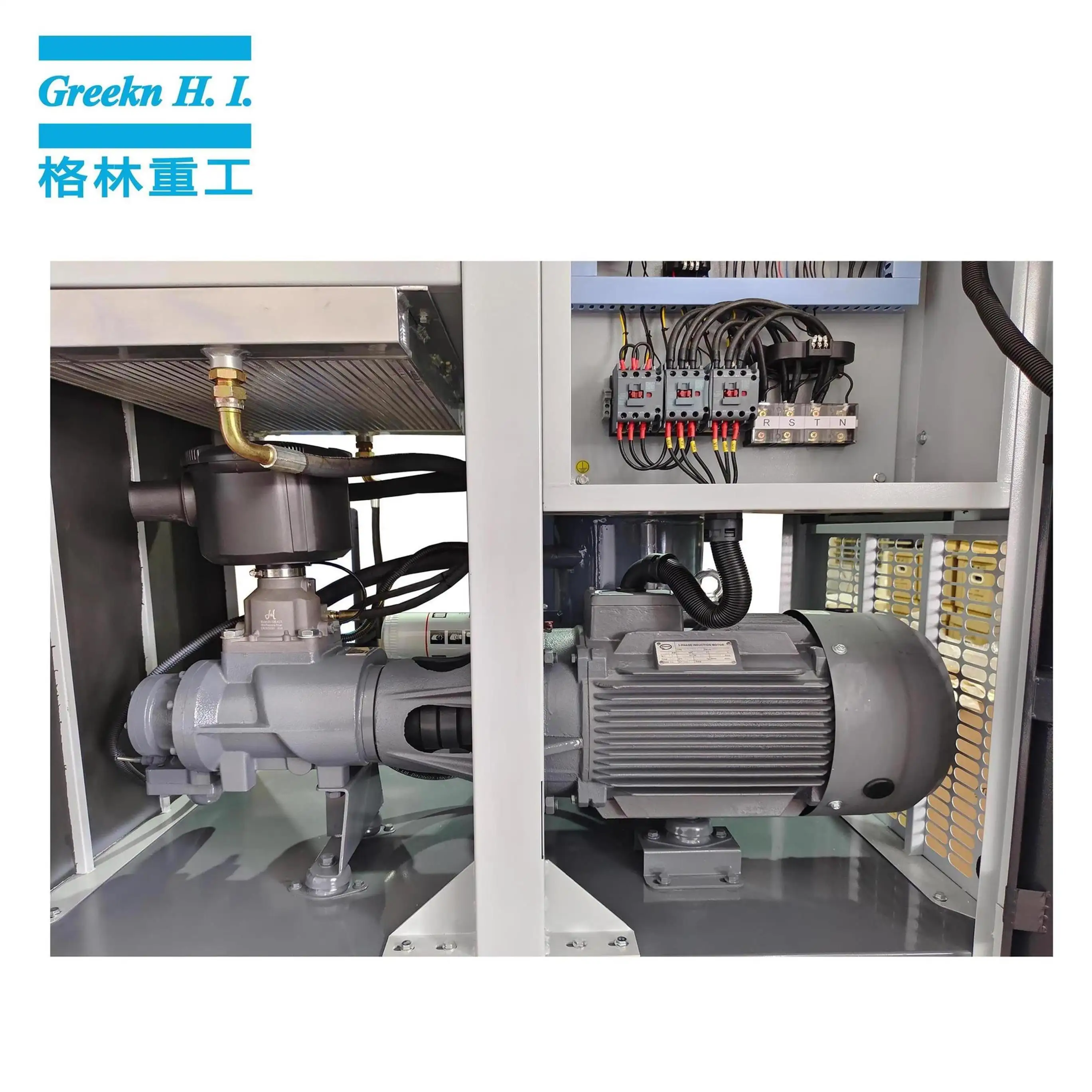 Greeknhi Electric Screw Air Compressor GA22 22KW 30HP Direct Drive Screw Air Compressor 3