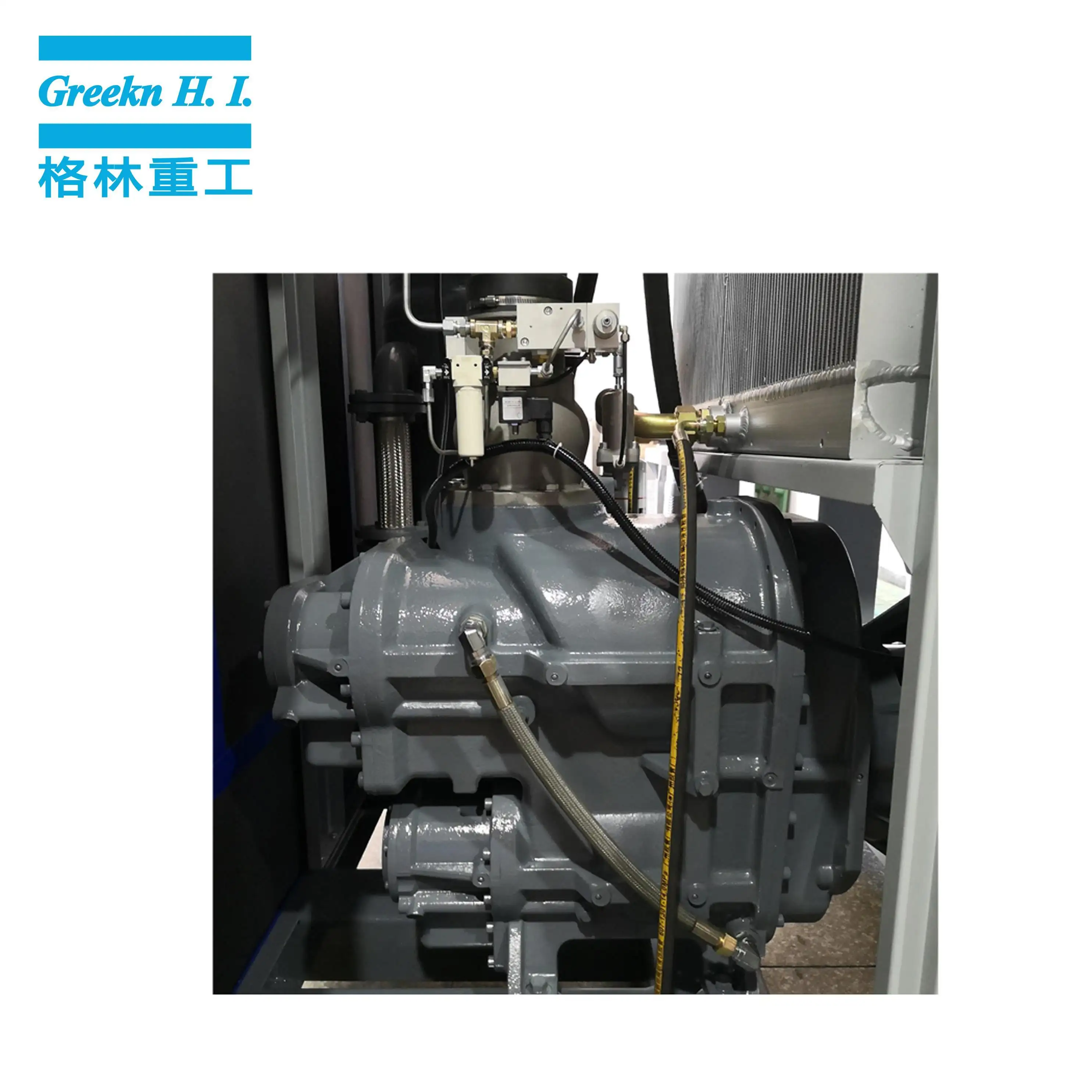 Greeknhi Screw Air Compressor GA110+VSD Energy Saving Variable Speed Rotary Screw Air Compressor With Inverter 5