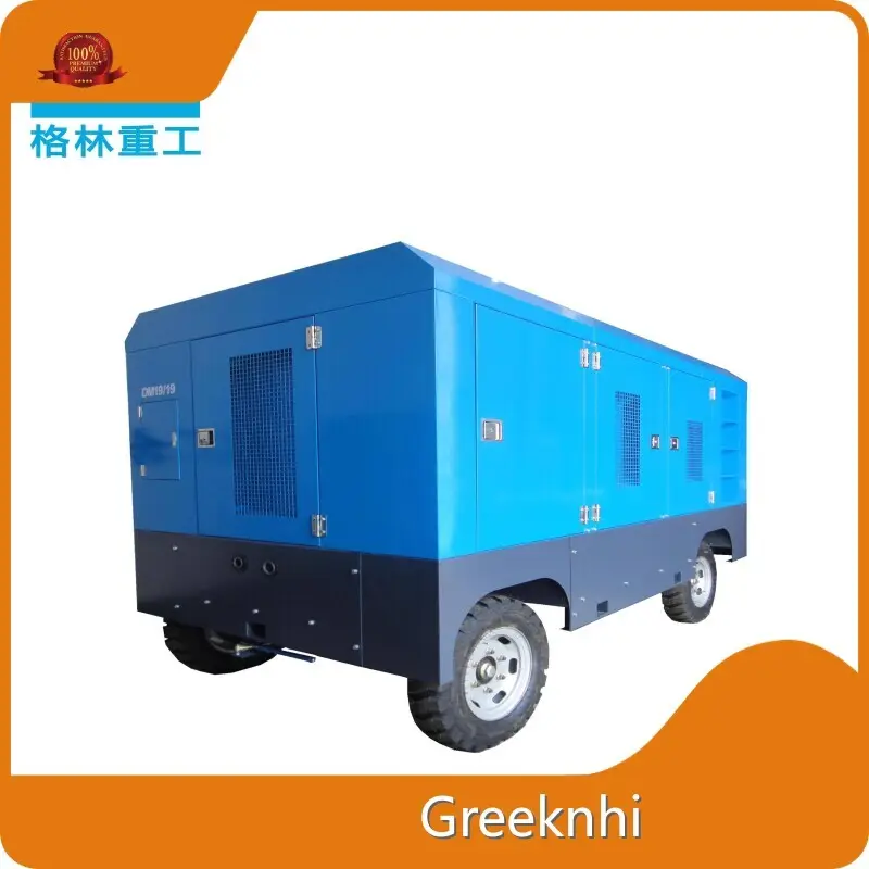 Greekn HI Industrial Diesel Engine Screw Air Compressor DM19-19 19m3/min 19bar Portable Screw Air Compressor 1