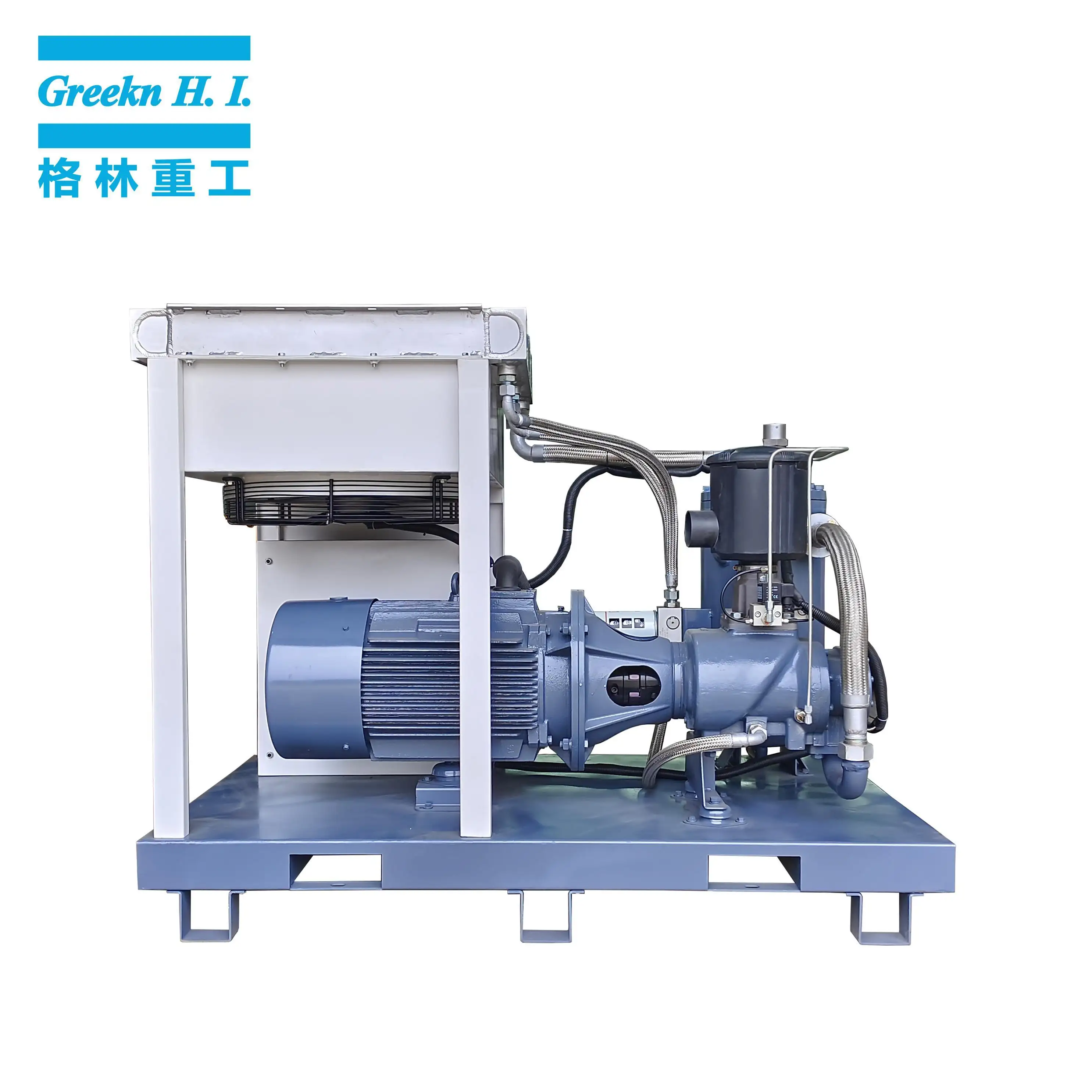 Atlas Copco in China Fixed Speed Rotary Screw Air Compressor Wholesale - Greeknhi Screw Air Compressor-1 2
