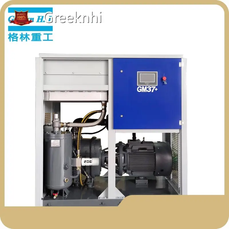Greekn HI Direct Drive Oil Injected Screw Compressor GM37+ 37KW 50HP Double Stage Variable Speed Compressor 1