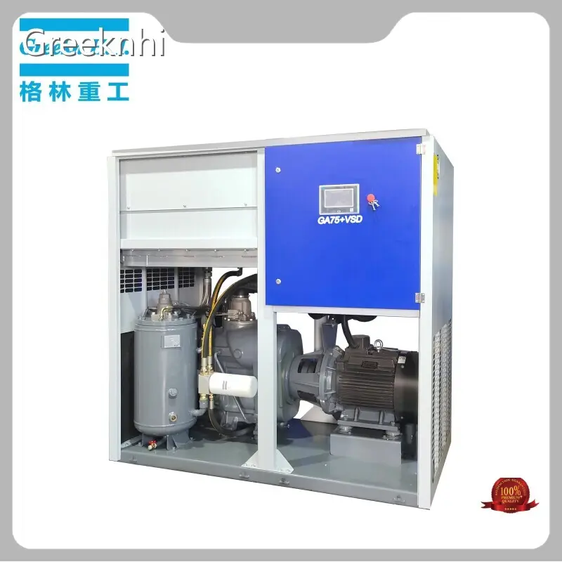 Greeknhi Screw Air Compressor GA75+VSD Oil Lubricated Rotary Screw Air Compressor 1