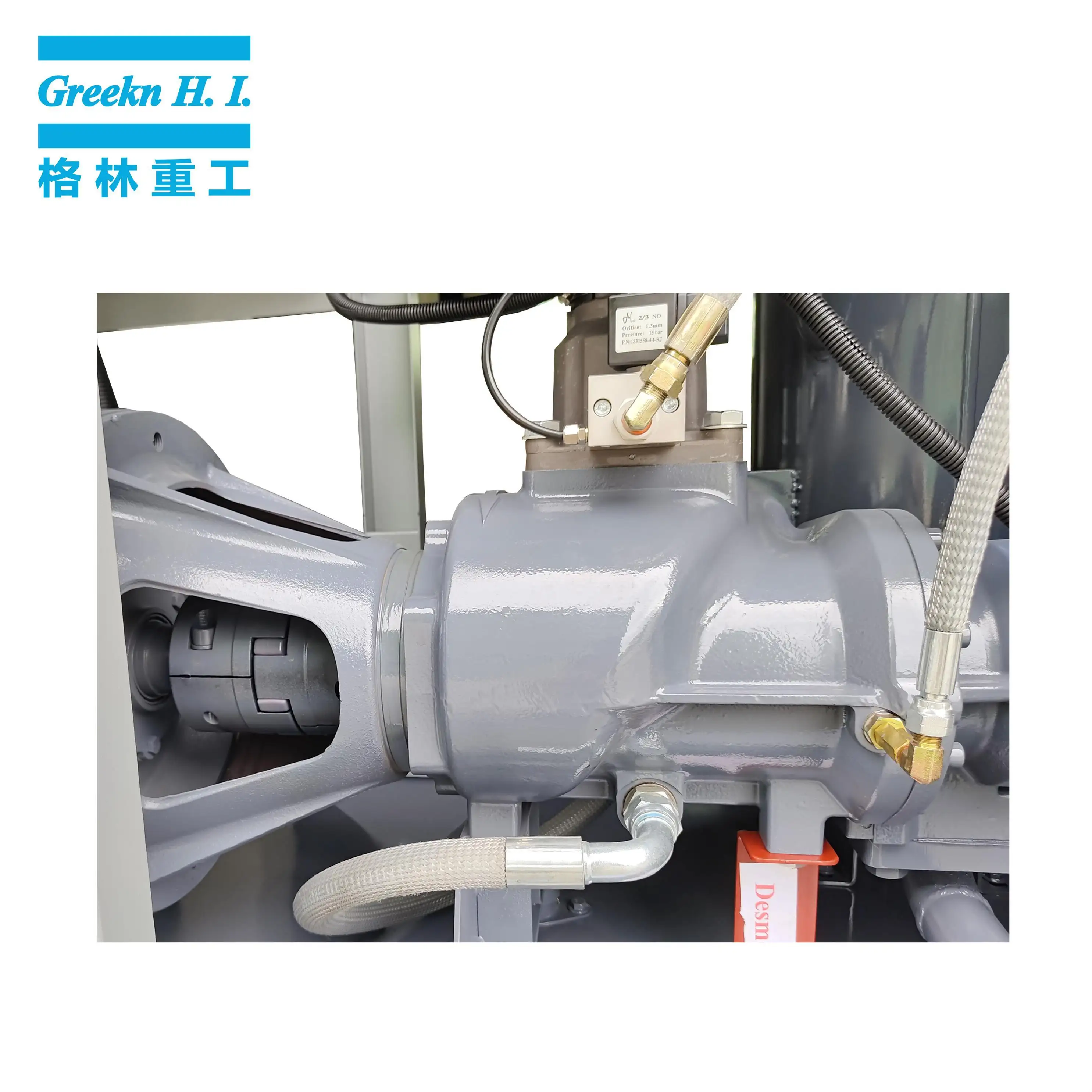 Greeknhi Compressor 8.24/7.4/6.2m3/min 45kW 60HP Fixed Speed Rotary Screw Air Compressor Wholesale 6