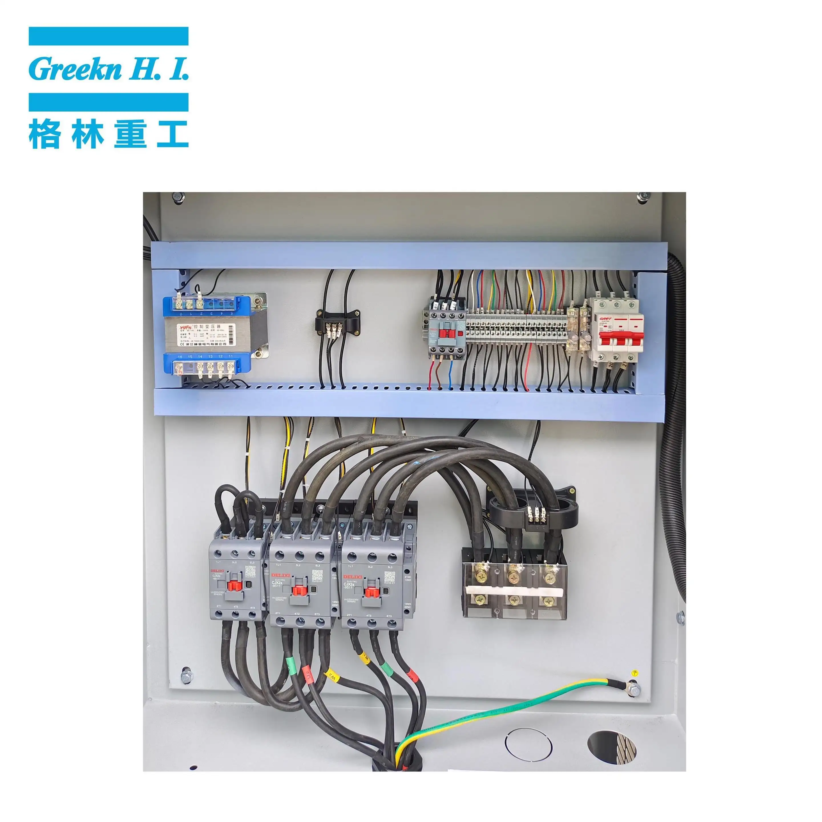 Greeknhi Compressor 8.24/7.4/6.2m3/min 45kW 60HP Fixed Speed Rotary Screw Air Compressor Wholesale 8