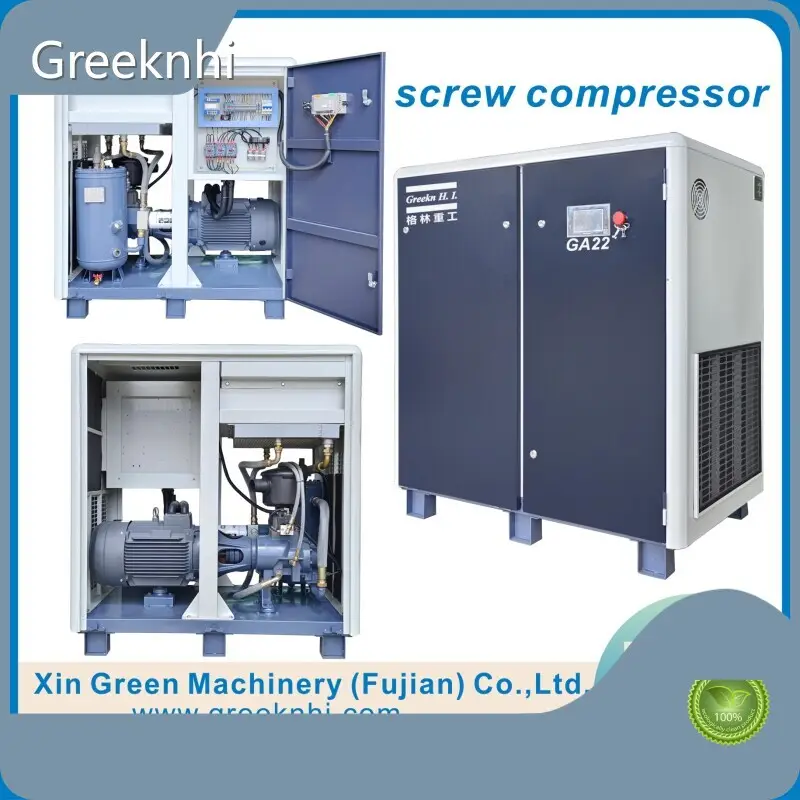 Greekn H.I. Compressor GA22 22KW 30HP Oil Injected Fixed Speed Screw Air Compressor 1